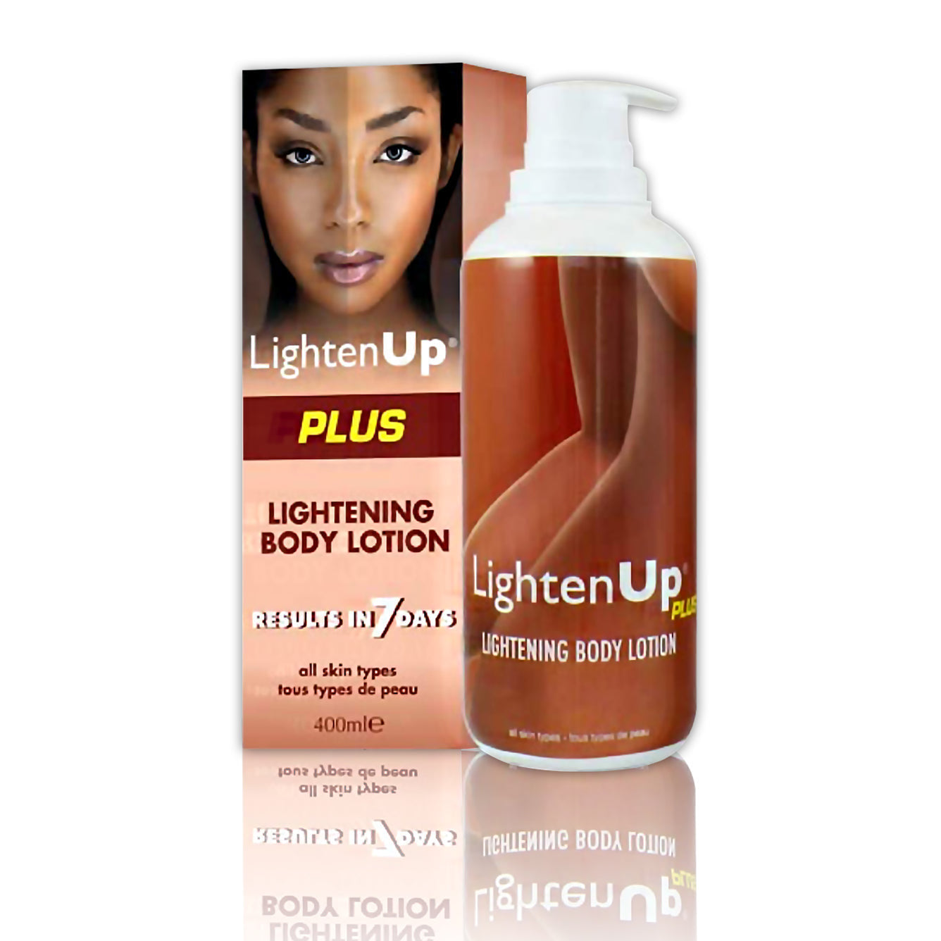 Lighten Up Plus Lightening Body Lotion Results in 7days 400ml