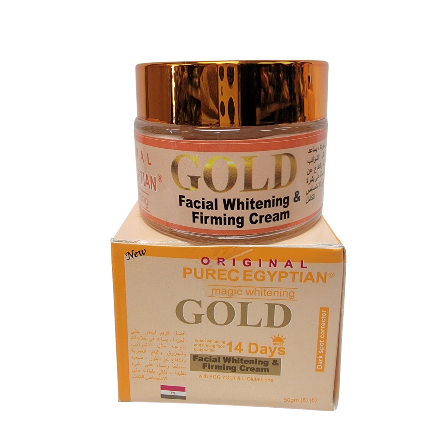 Pure Egyptian Gold Magic Whitening Facial Whitening & Firming Cream 14 Days 50g
