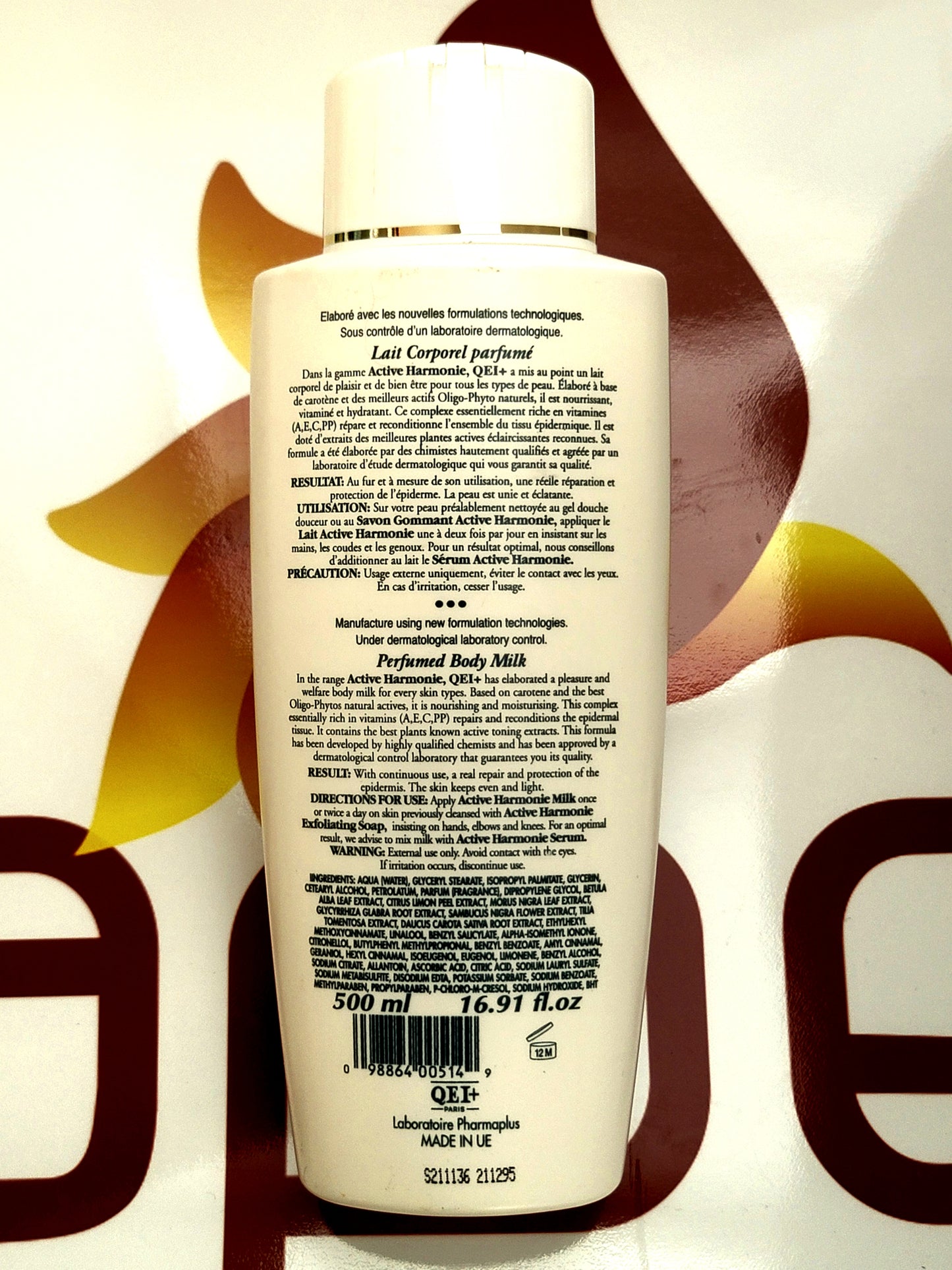 QEI+Paris Qualite Extreme Intense Active Harmonie Repairing Body Milk 500ml