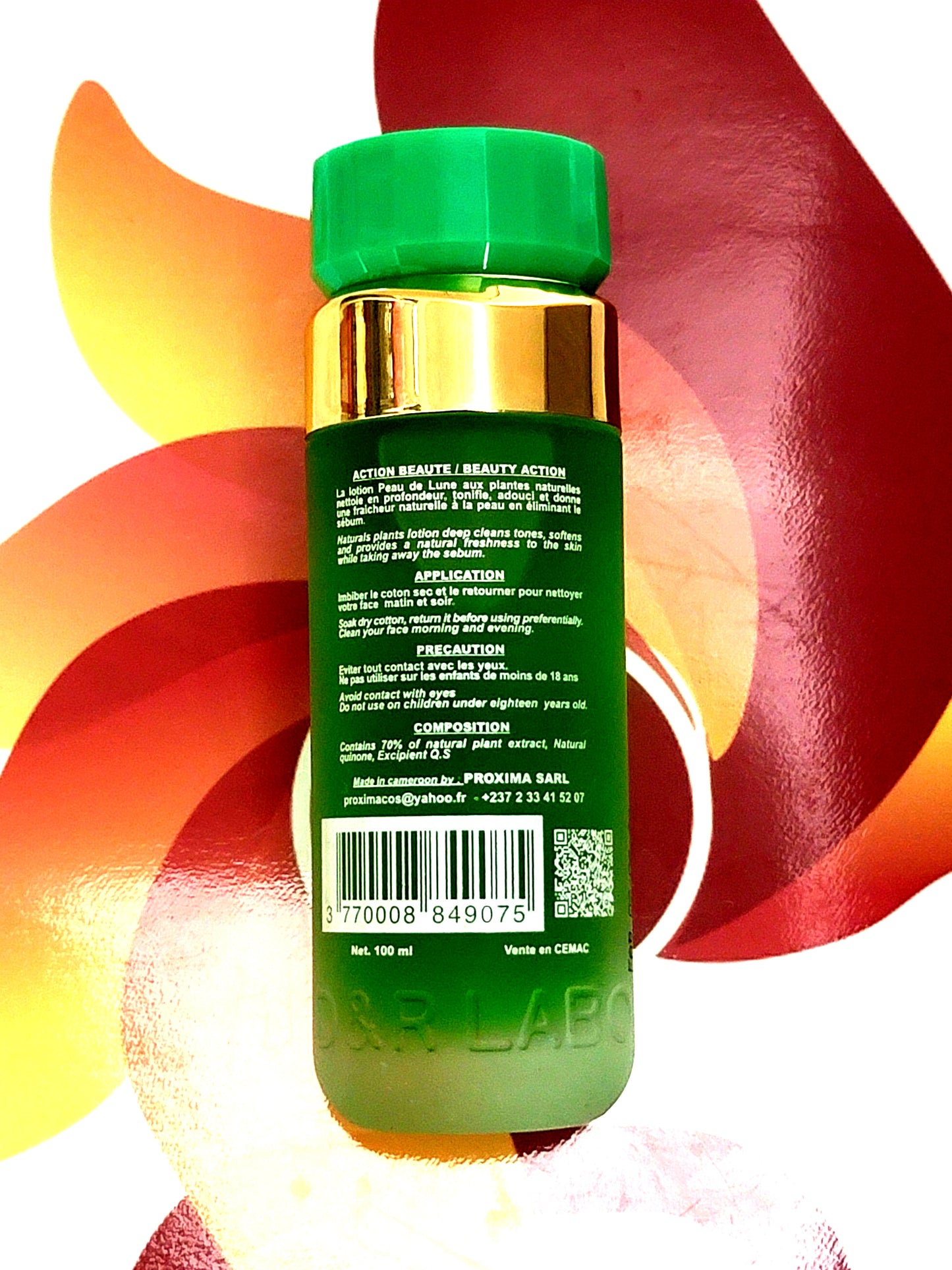 Lotion Peau de Lune Plantes Naturelles (Green)