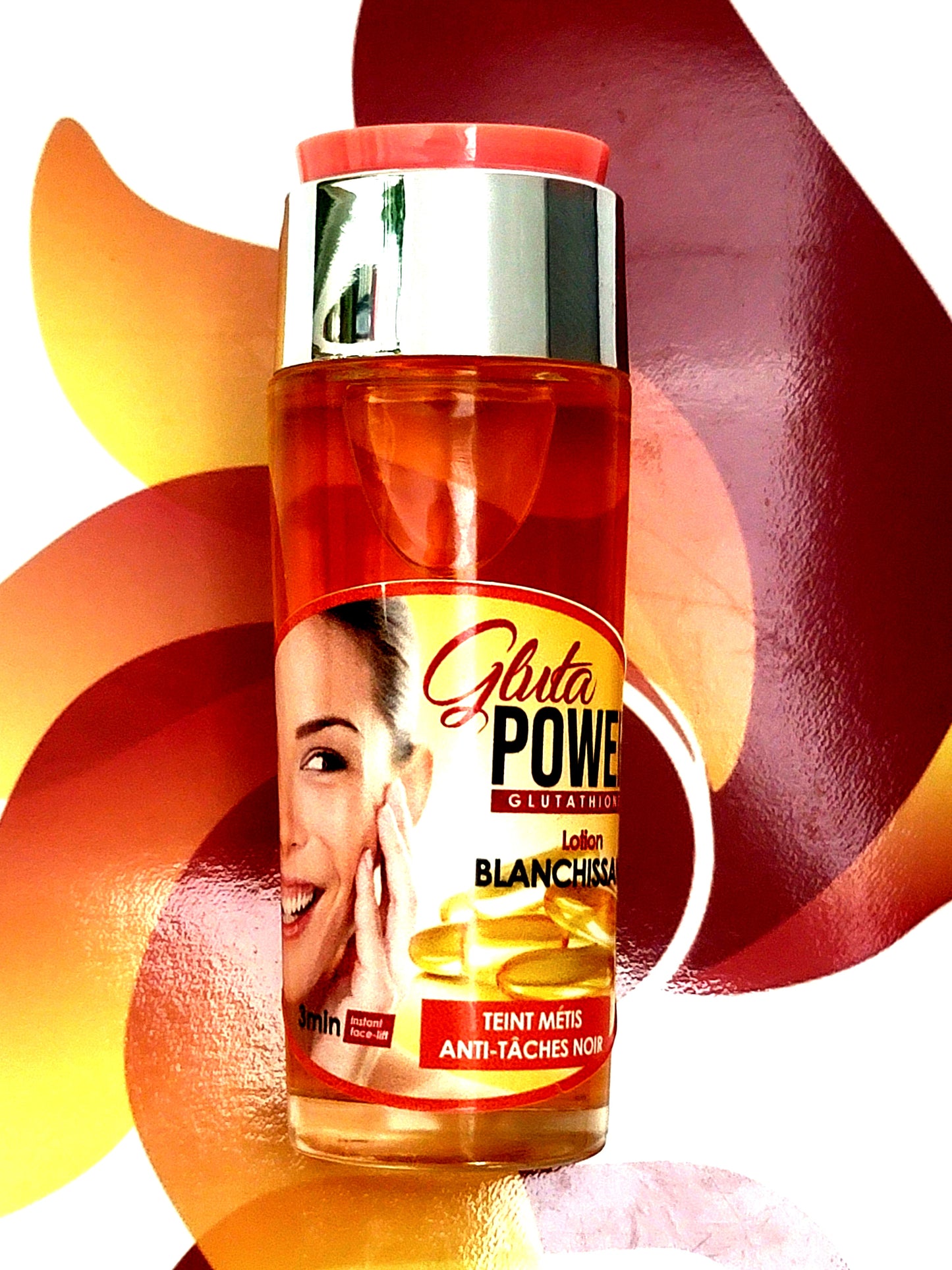 Gluta Power Glutathione Lotion Blanchissante Anti-Taches Noir