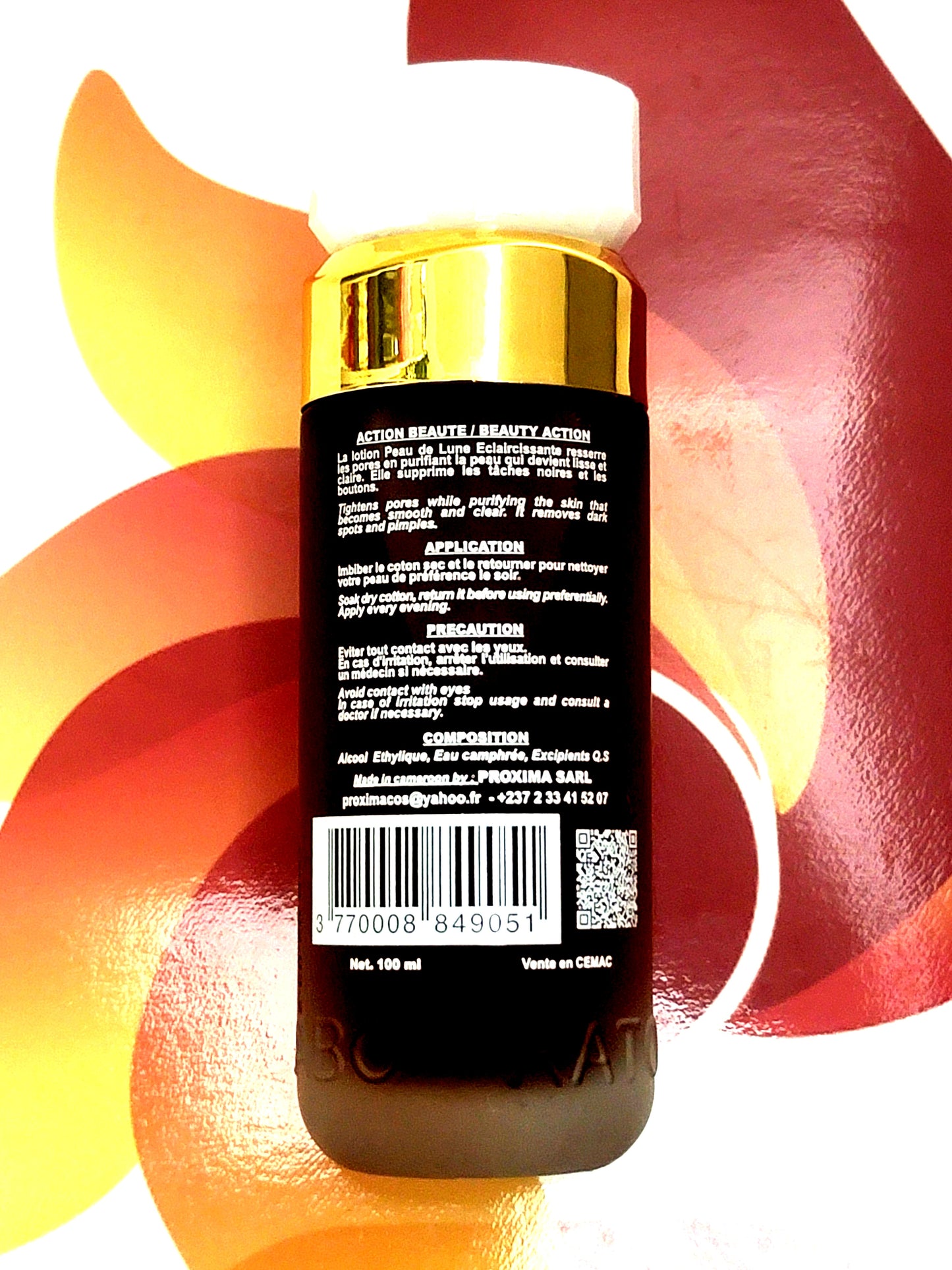 Lotion Peau de Lune Eclaircissante (Brown) 100ml