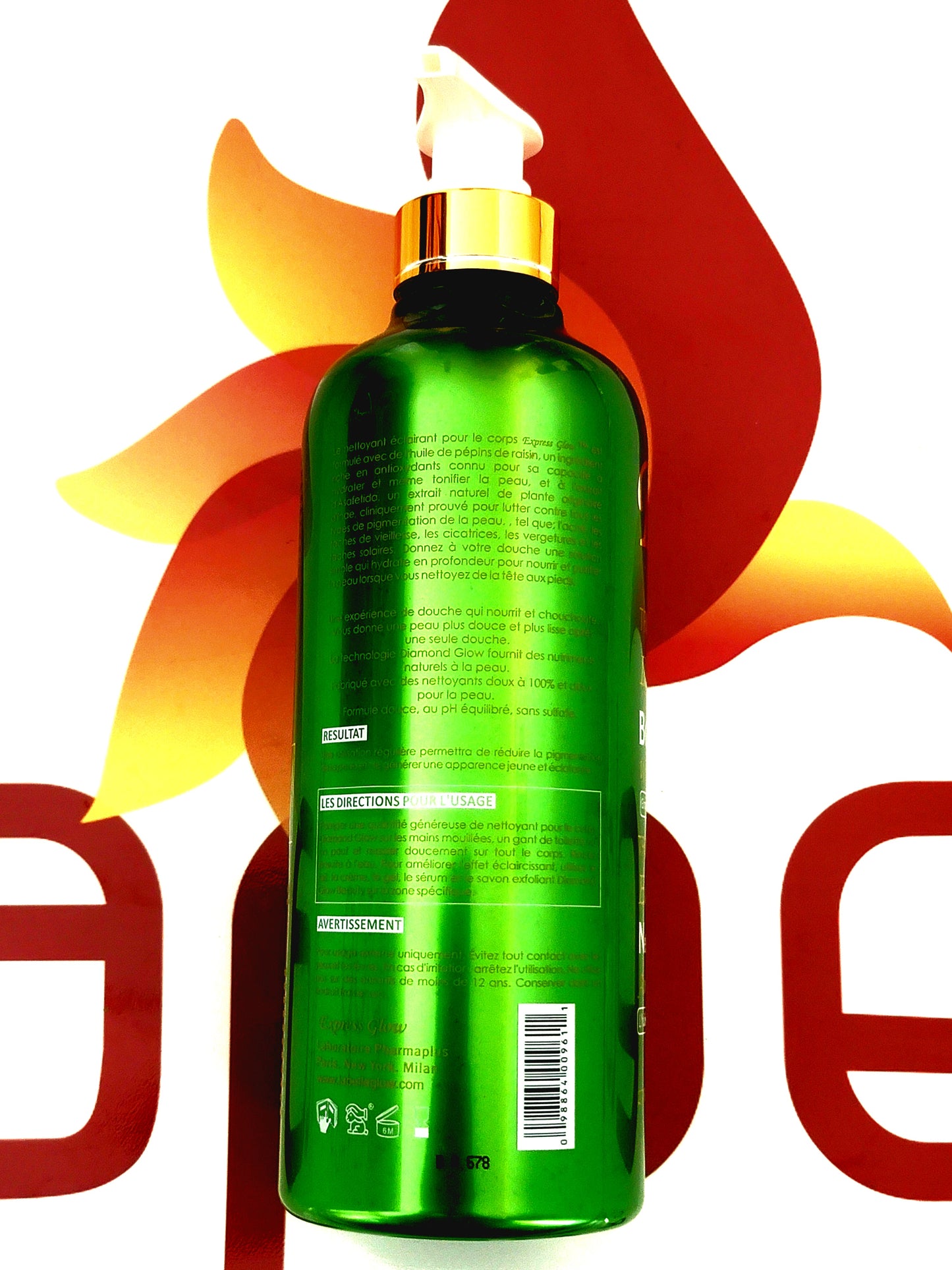 Express Glow Triple Fast Illuminating Body Wash 750ml