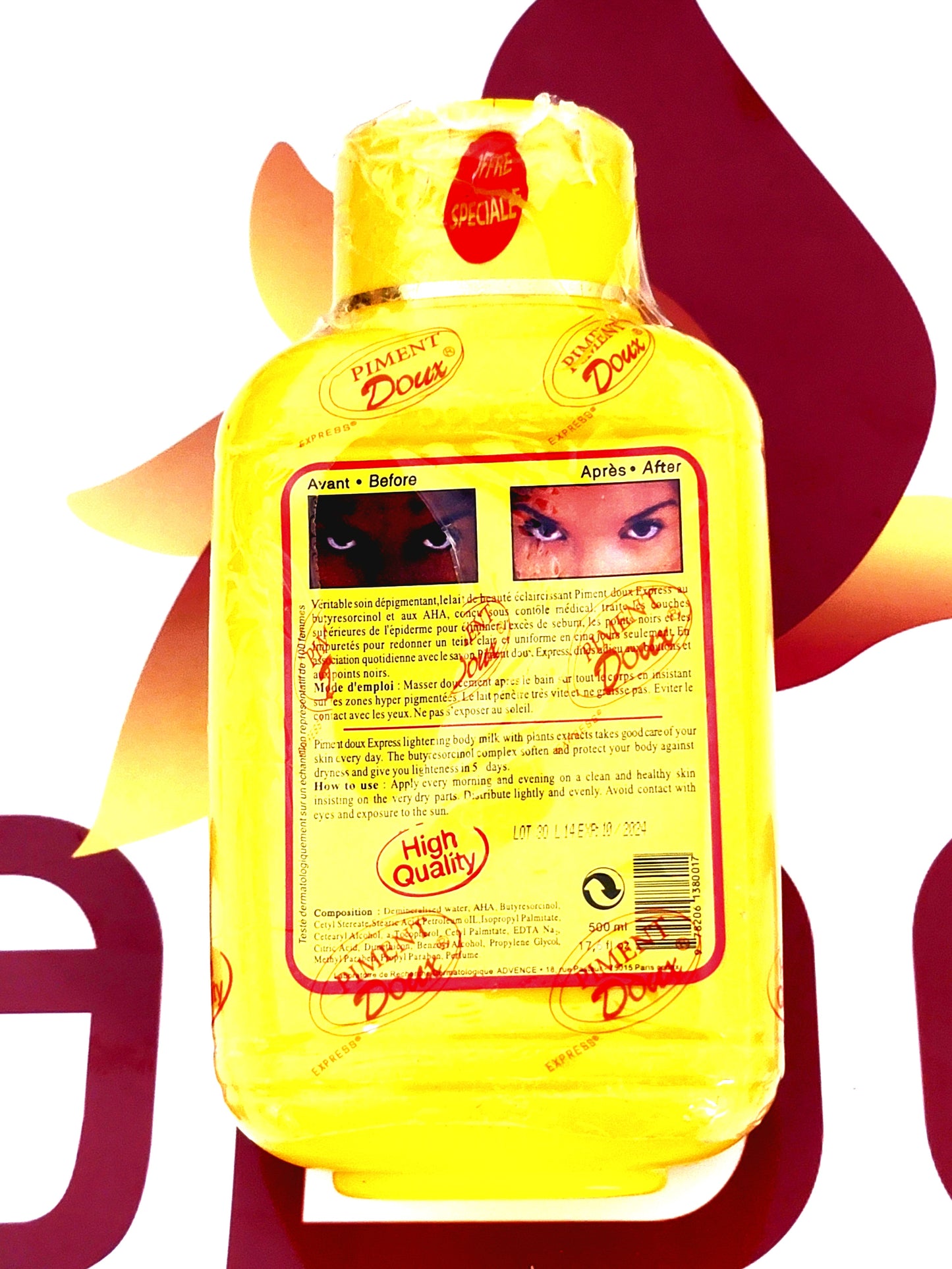 Piment Doux Express Extra Whitening Milk