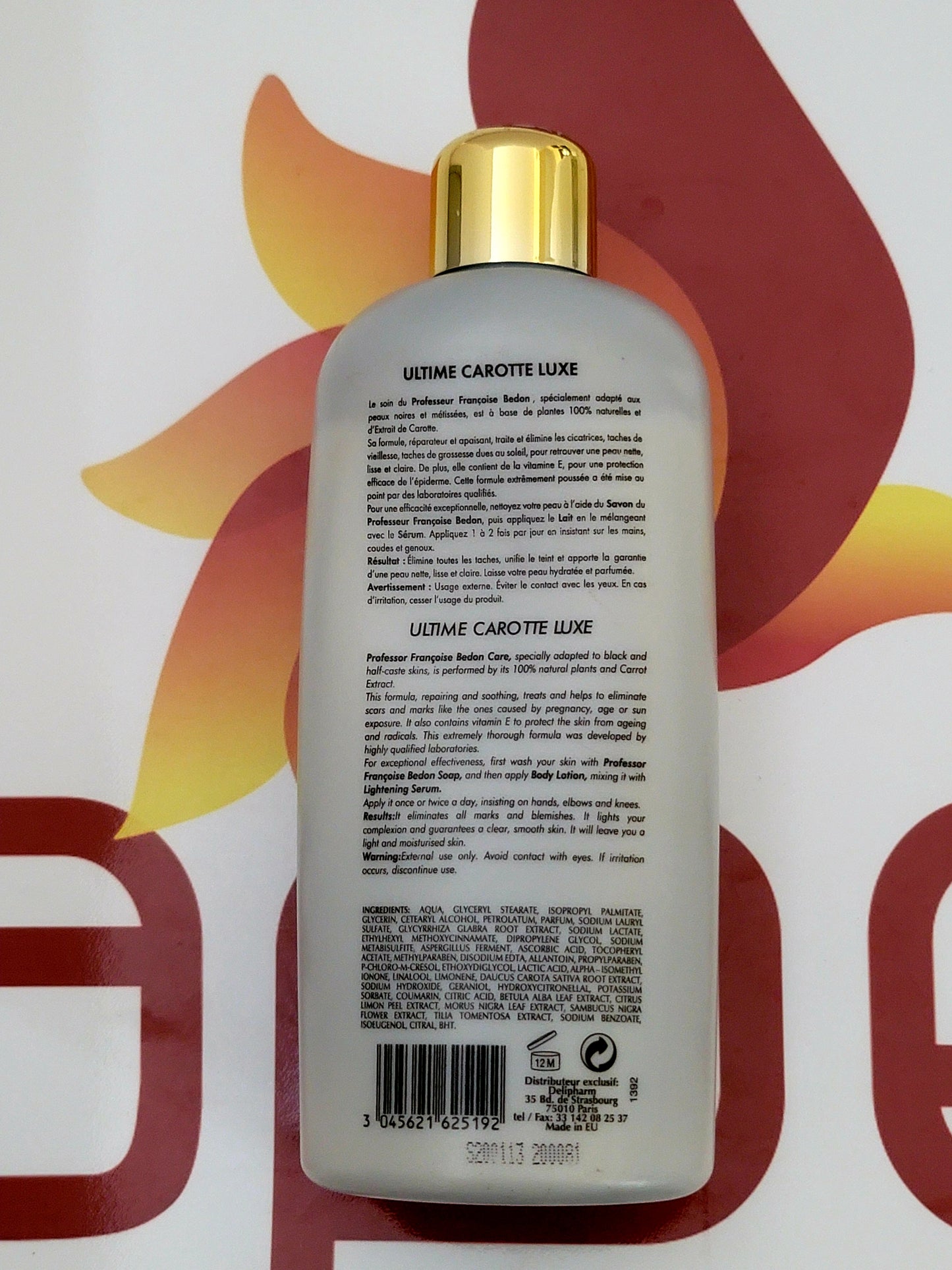 Pr Francoise Bedon Paris Ultime Carotte Luxe Lightening Lotion