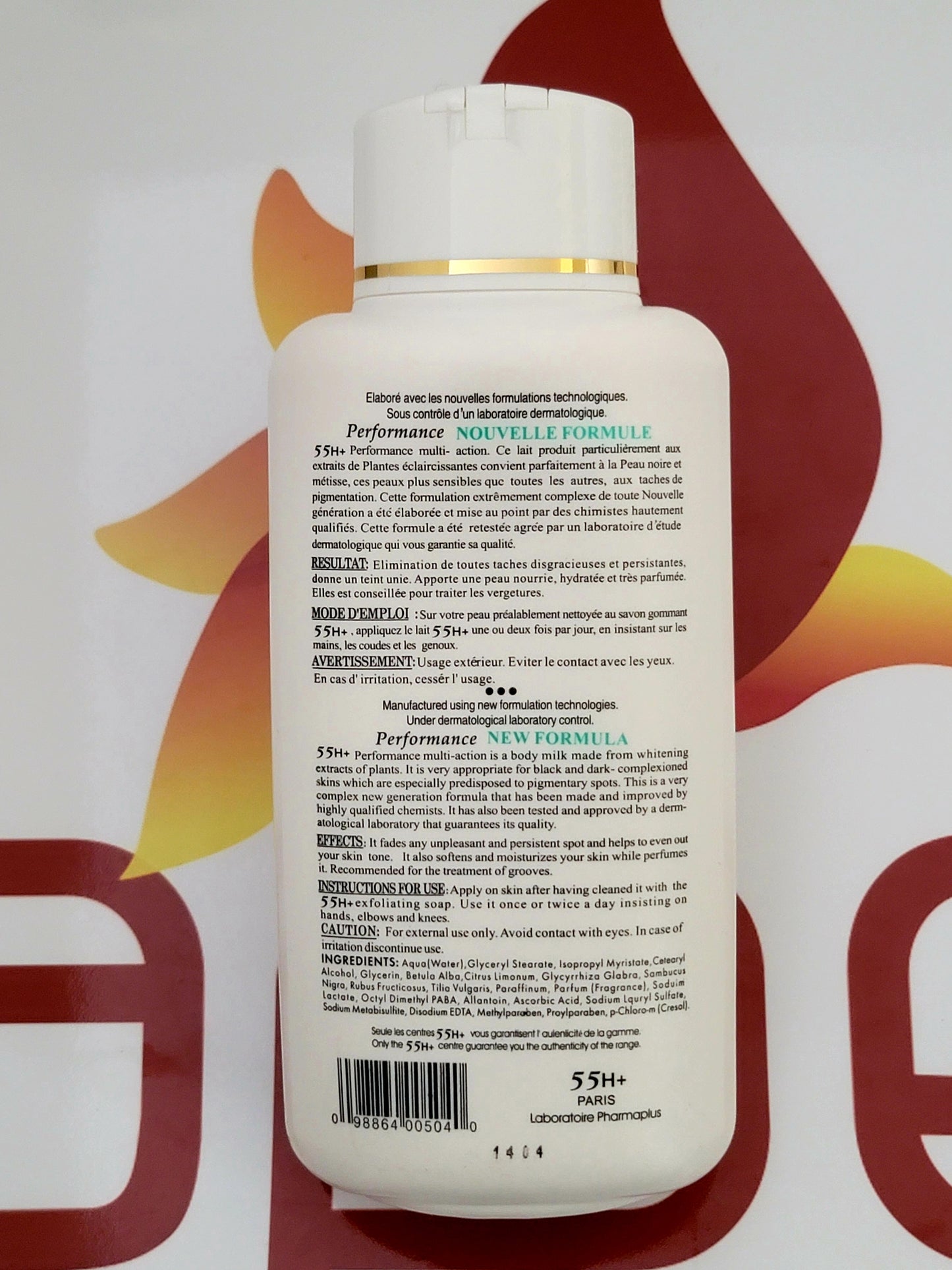 55H+ Paris Performance Multi-Action Lotion 500ml