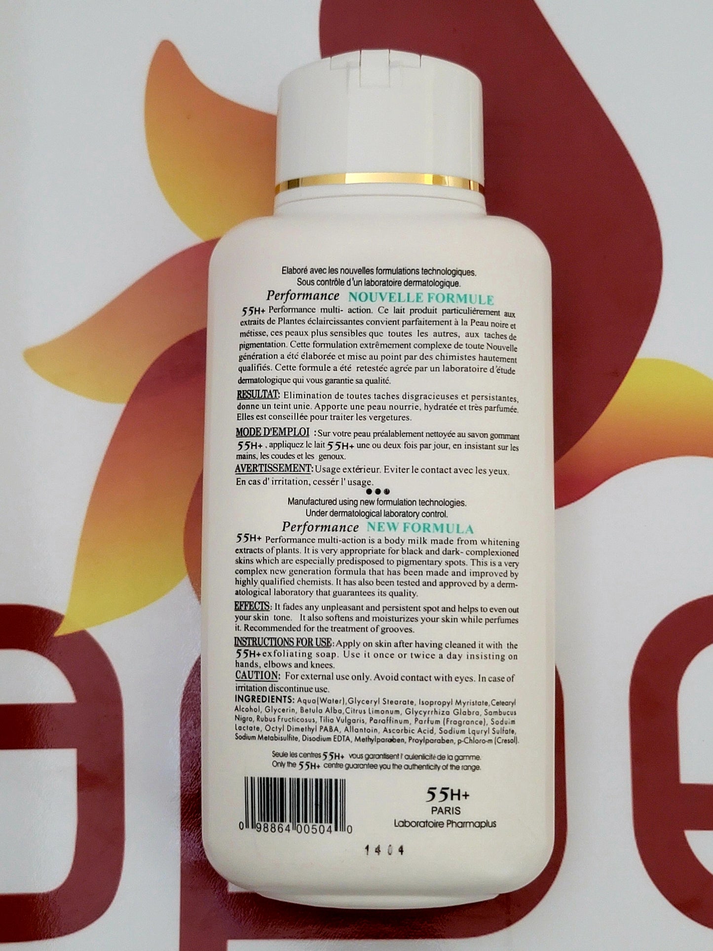 55H+ Paris Performance Multi-Action Lotion 500ml