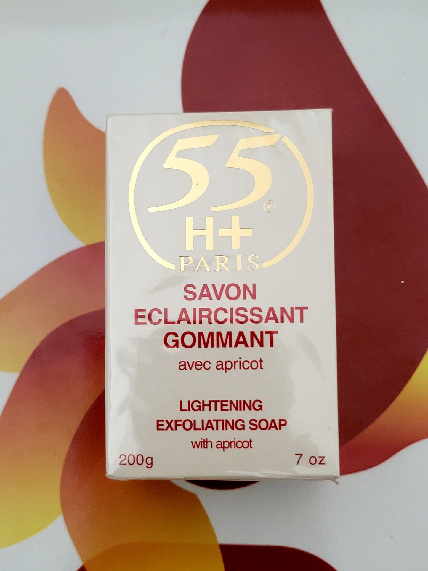 55H+ Paris Savon Eclaircissant Gommant Lightening Soap 200g