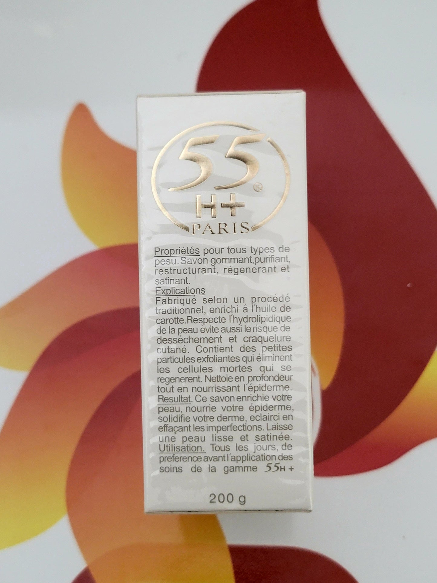 55H+ Paris Harmonie Reparateur Exfoliating Lightening Soap 200g
