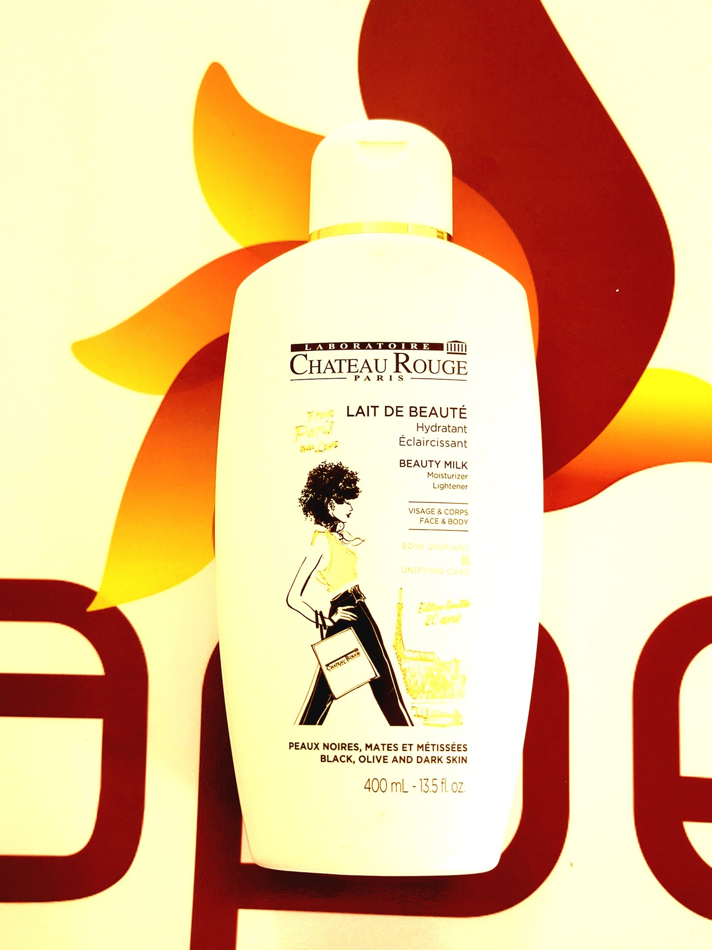 Chateau Rouge Paris Lait de Beaute Hydratant Eclaircissant 400ml
