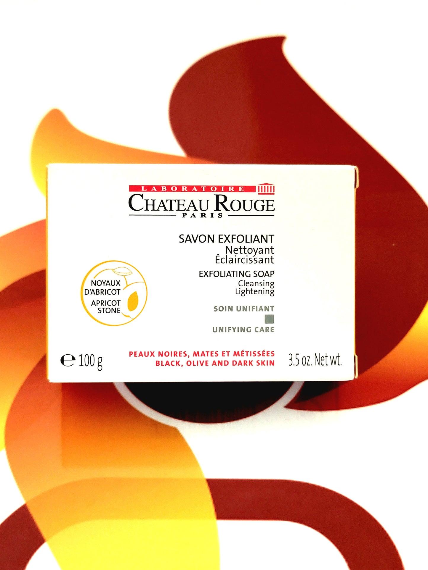 Chateau Rouge Paris Savon Exfoliant Nettoyant Eclaircissant 100g