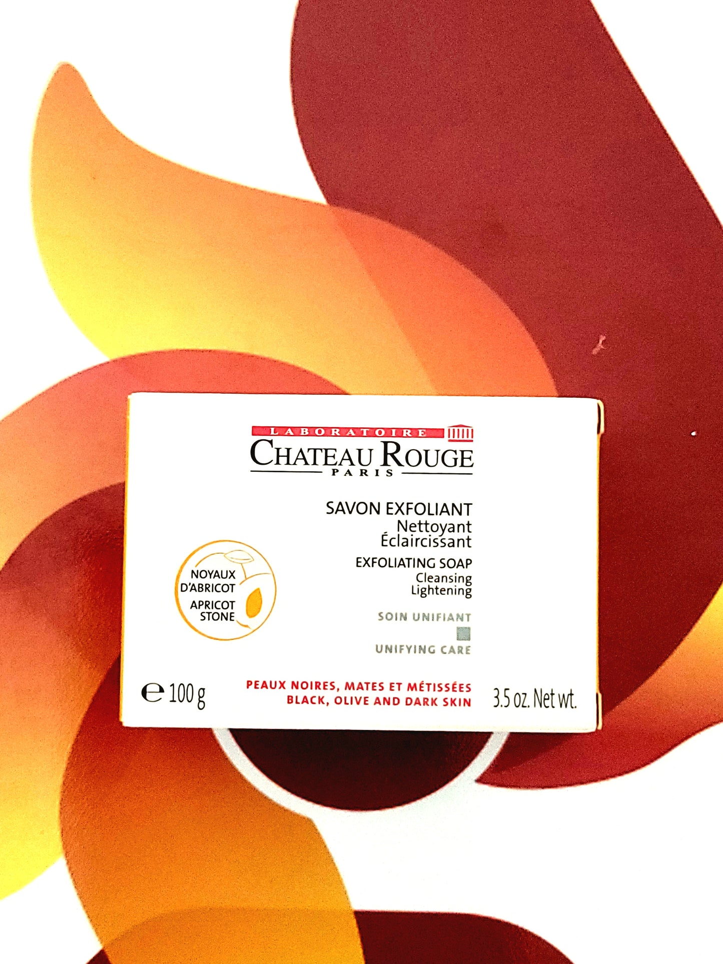 Chateau Rouge Paris Savon Exfoliant Nettoyant Eclaircissant 100g