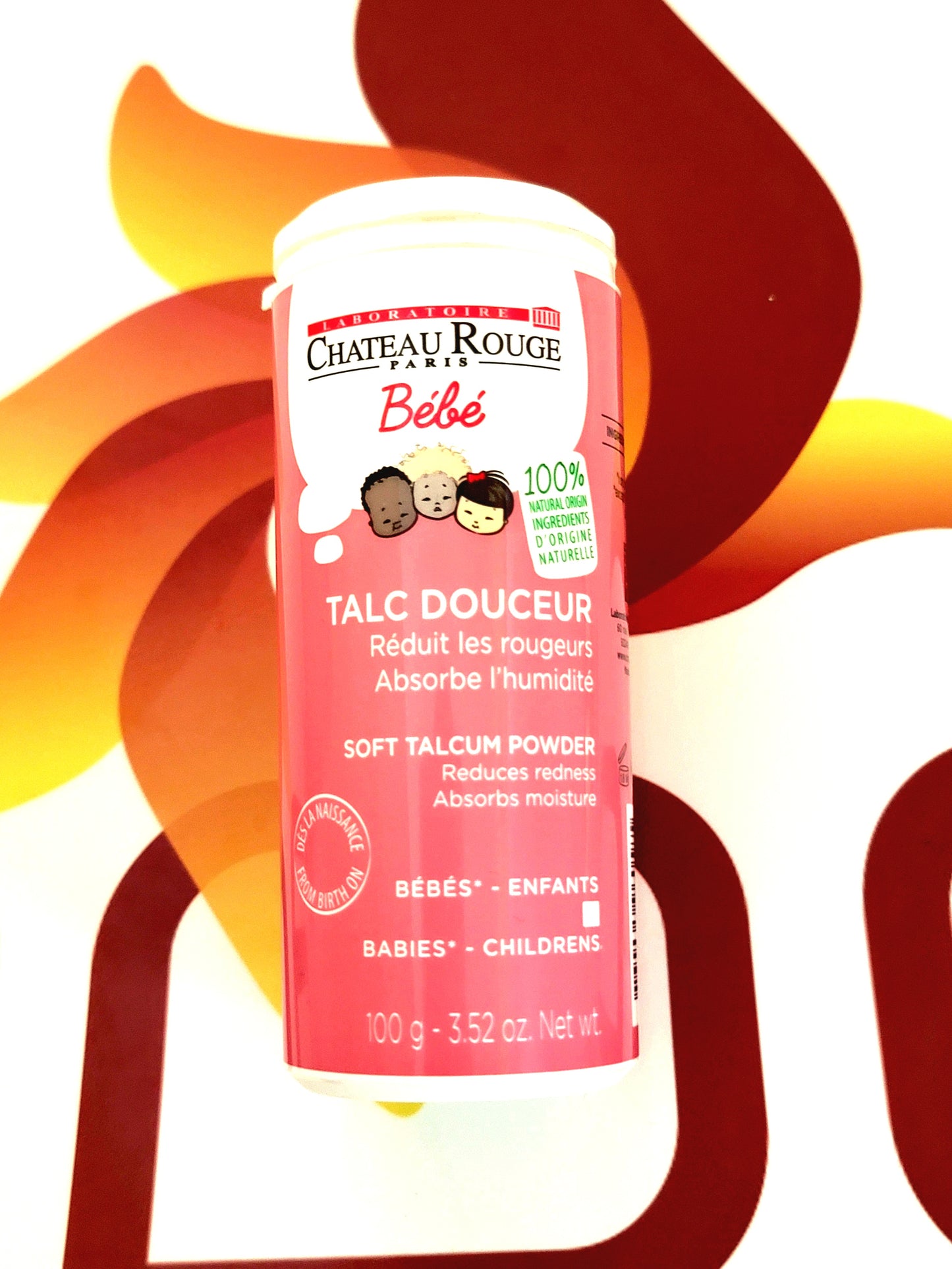 Chateau Rouge Paris Bebe Talc Douceur 100g