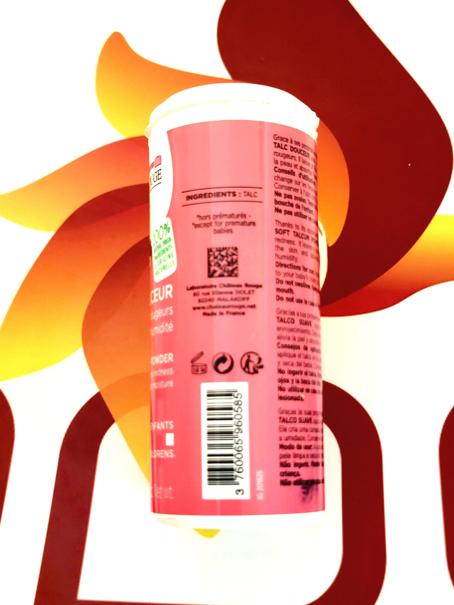 Chateau Rouge Paris Bebe Talc Douceur 100g