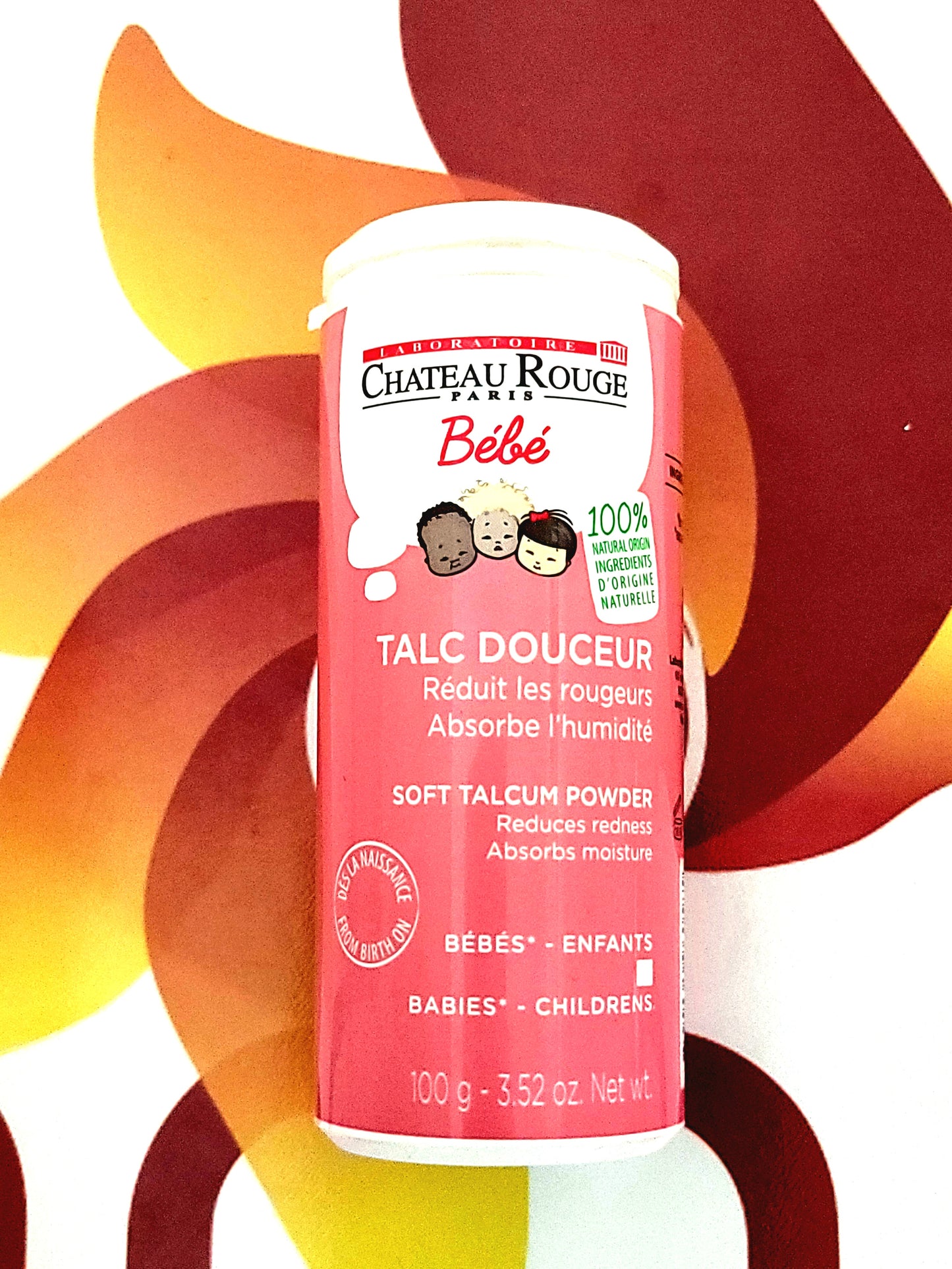 Chateau Rouge Paris Bebe Talc Douceur 100g