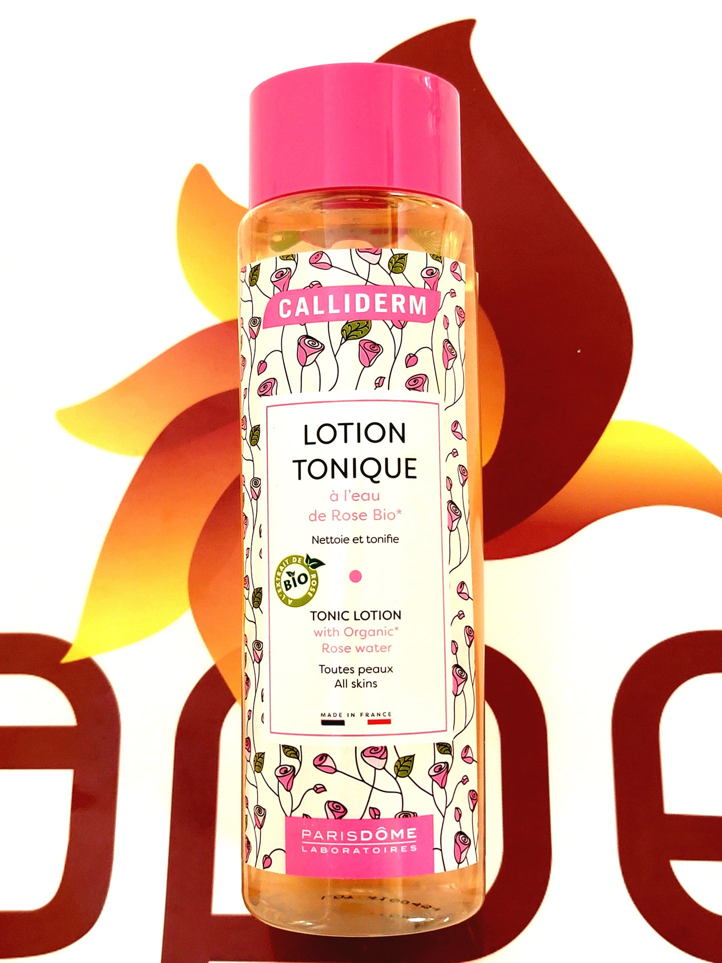 Calliderm Lotion Tonique with Organic Rose Water 500ml