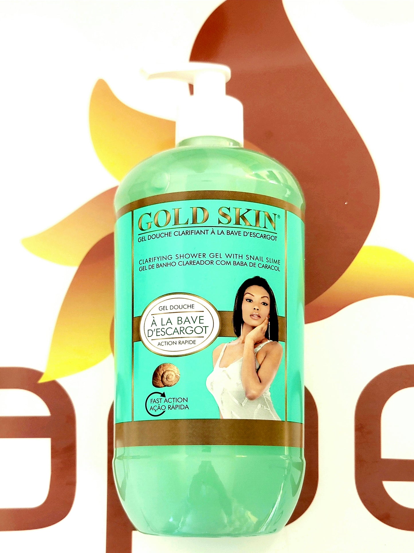 Gold Skin Clarifying Shower Gel with Snail Slime 1L