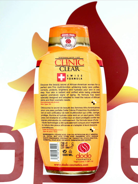 Clinic Clear Whitening Body Lotion 500ml