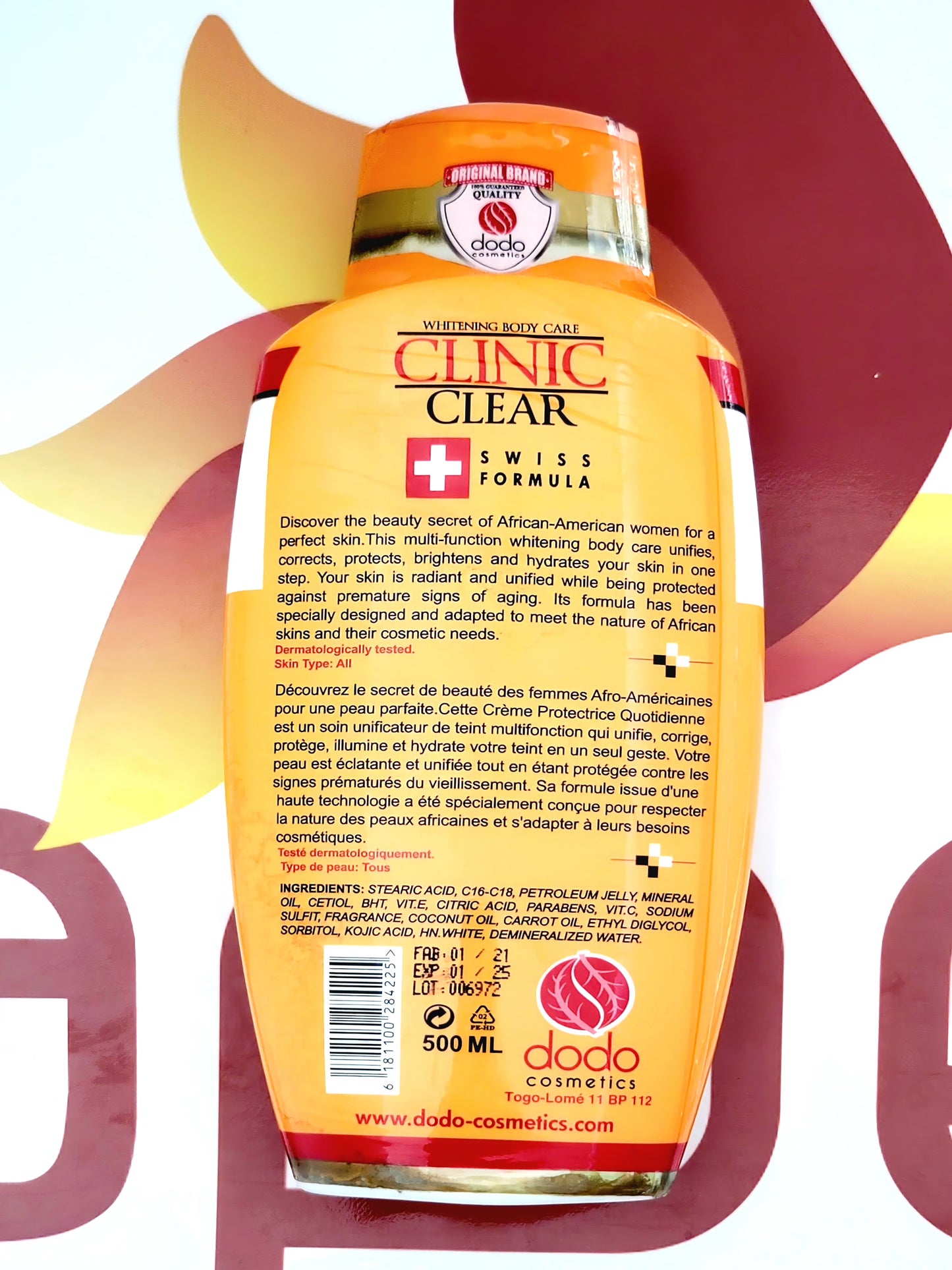 Clinic Clear Whitening Body Lotion 500ml