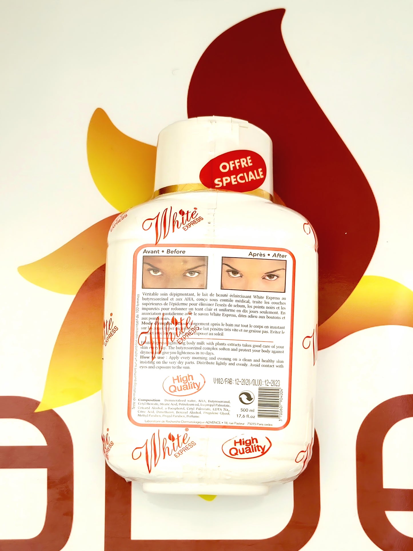 White Express Carotte Super Lightening Milk 500ml