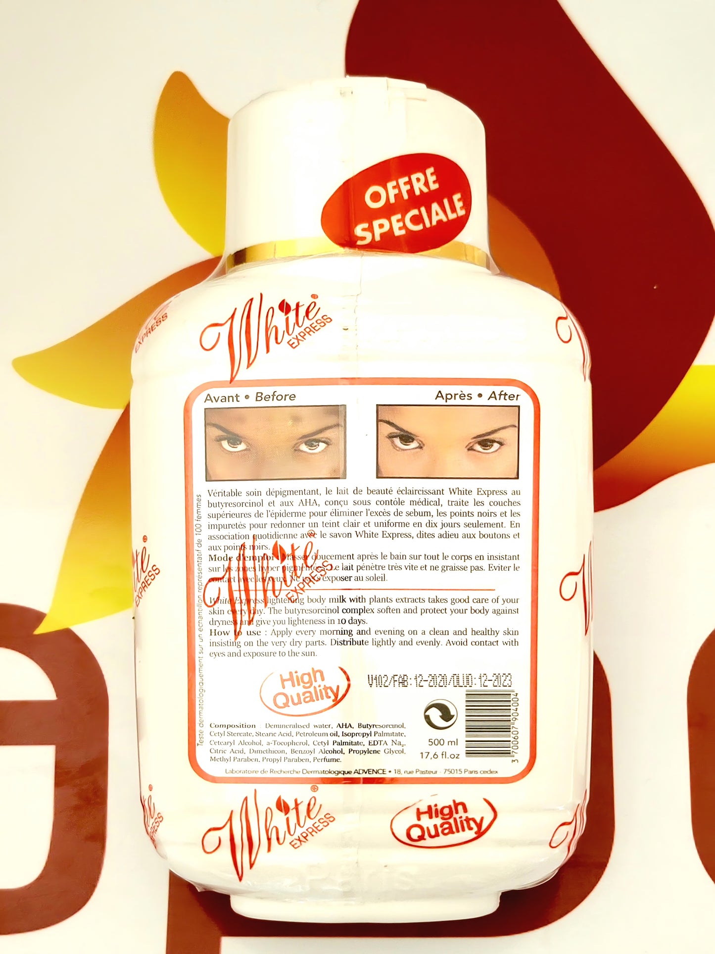 White Express Carotte Super Lightening Milk 500ml