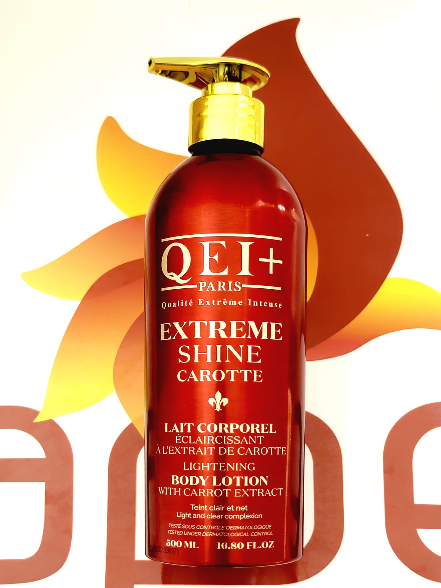 QEI+ Paris Extreme Shine Carotte Body Lotion 500ml