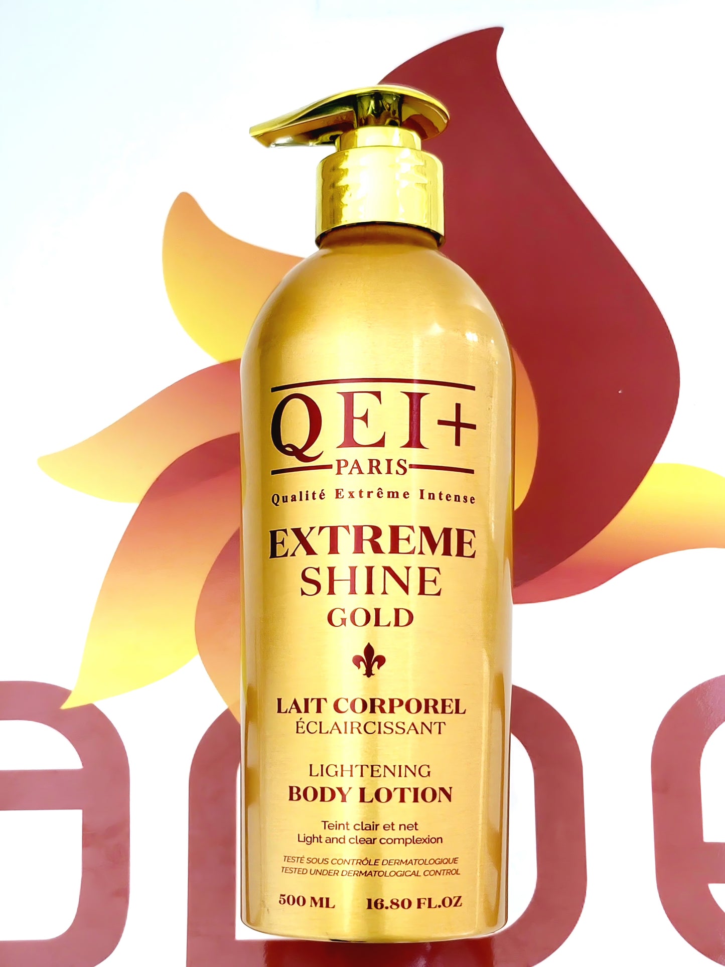 QEI+ Paris Extreme Shine Gold Lightening Body Lotion 500ml