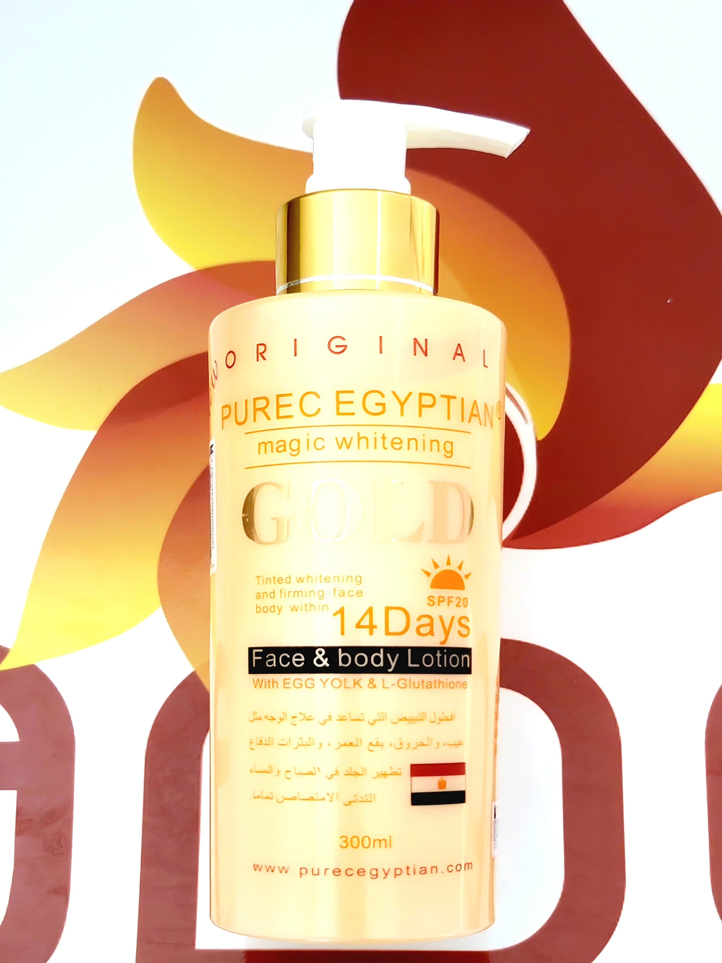 Purec Egyptian Gold Magic Whitening Lotion 300ml