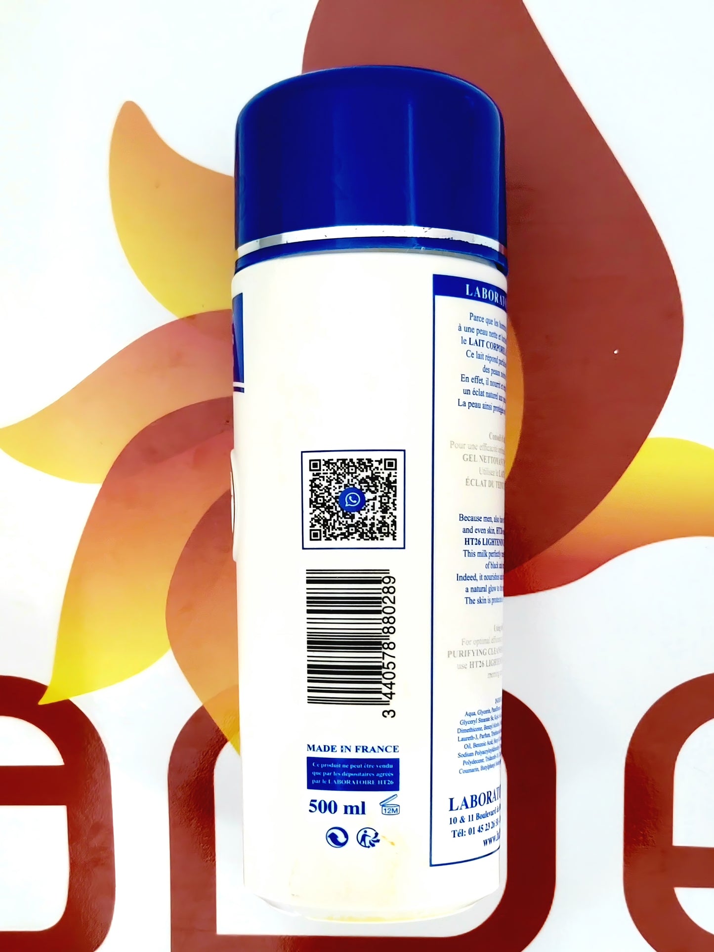 HT26 Paris For Men Lightening Body Lotion Lighter & Even Tone 500ml