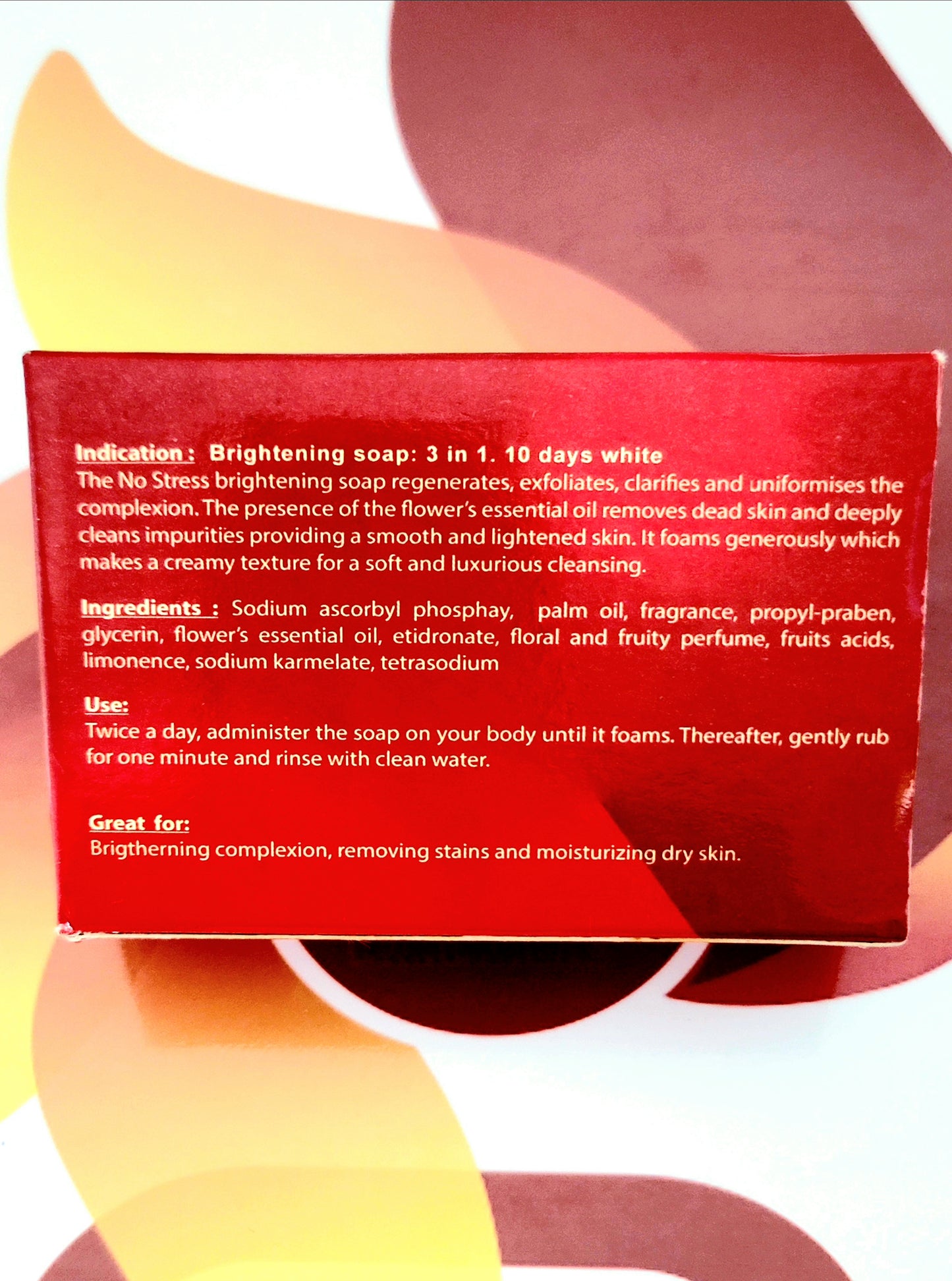 No Stress Brightening Soap Natural Brightening 10 Days White 200g