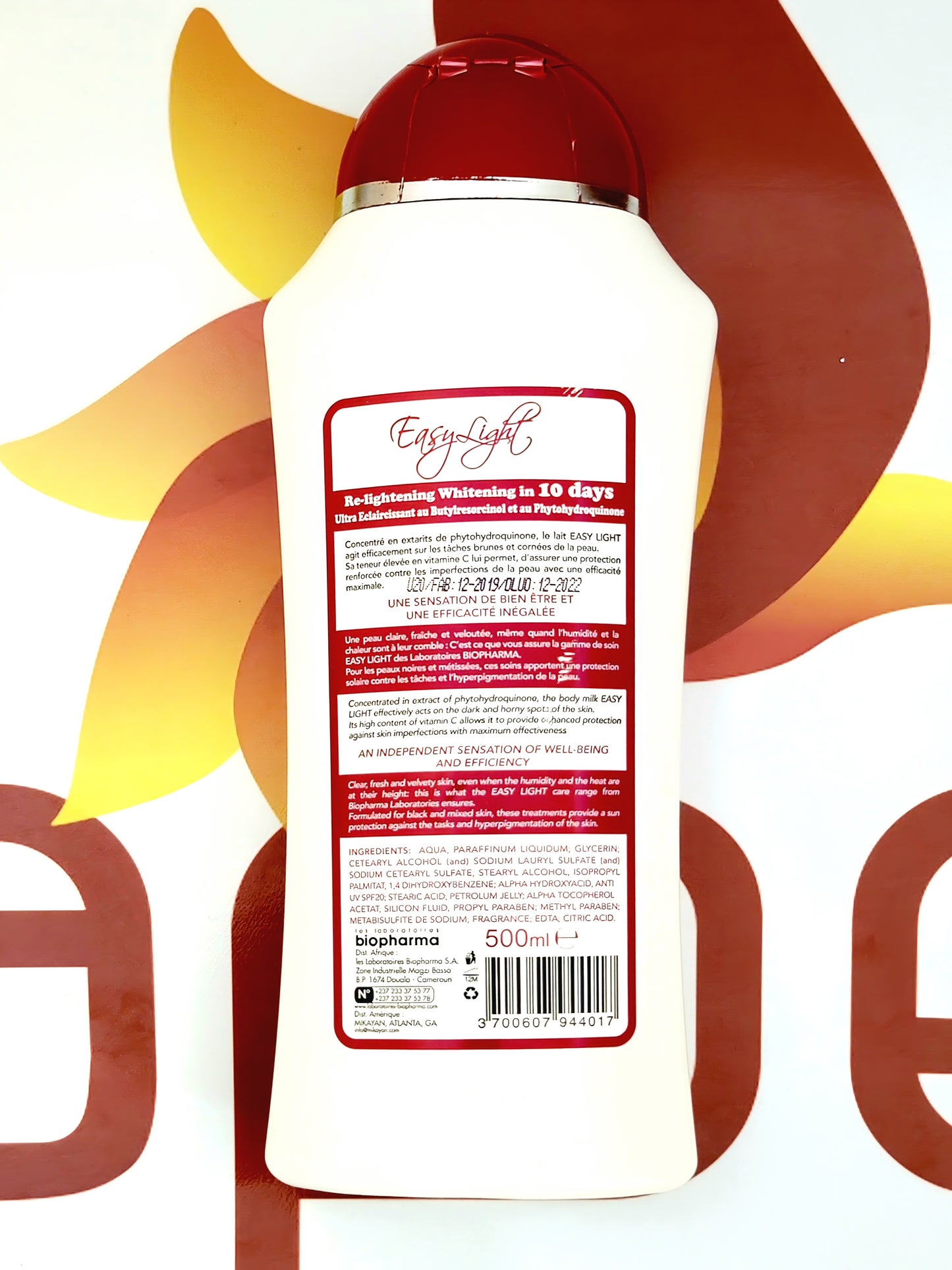 Easy Light Ultra Whitening Daily Protector Body Milk 10days 500ml