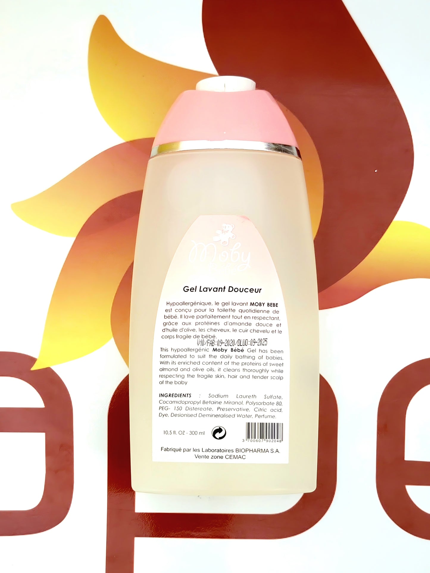 Moby Bebe Gel Lavant Douceur Cheveux & Corps 300ml