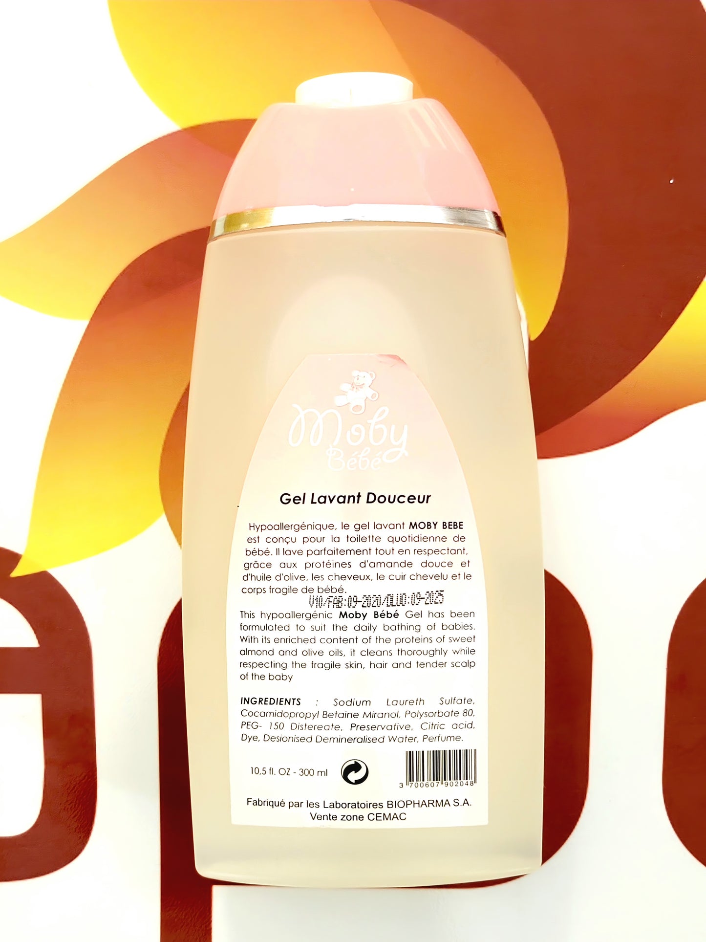 Moby Bebe Gel Lavant Douceur Cheveux & Corps 300ml