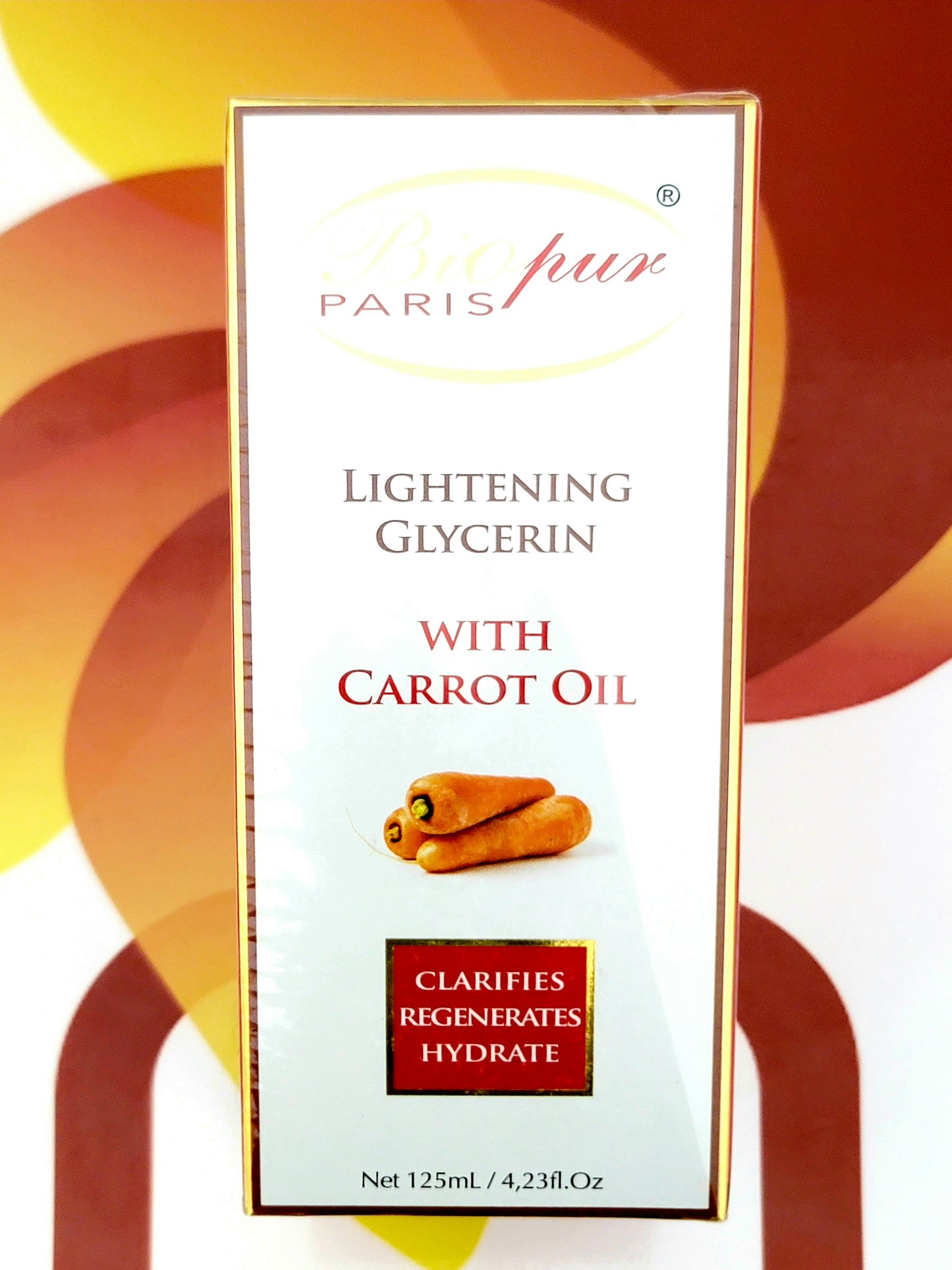 Biopur Paris Lightening Glycerin with Carrot Oil 125ml