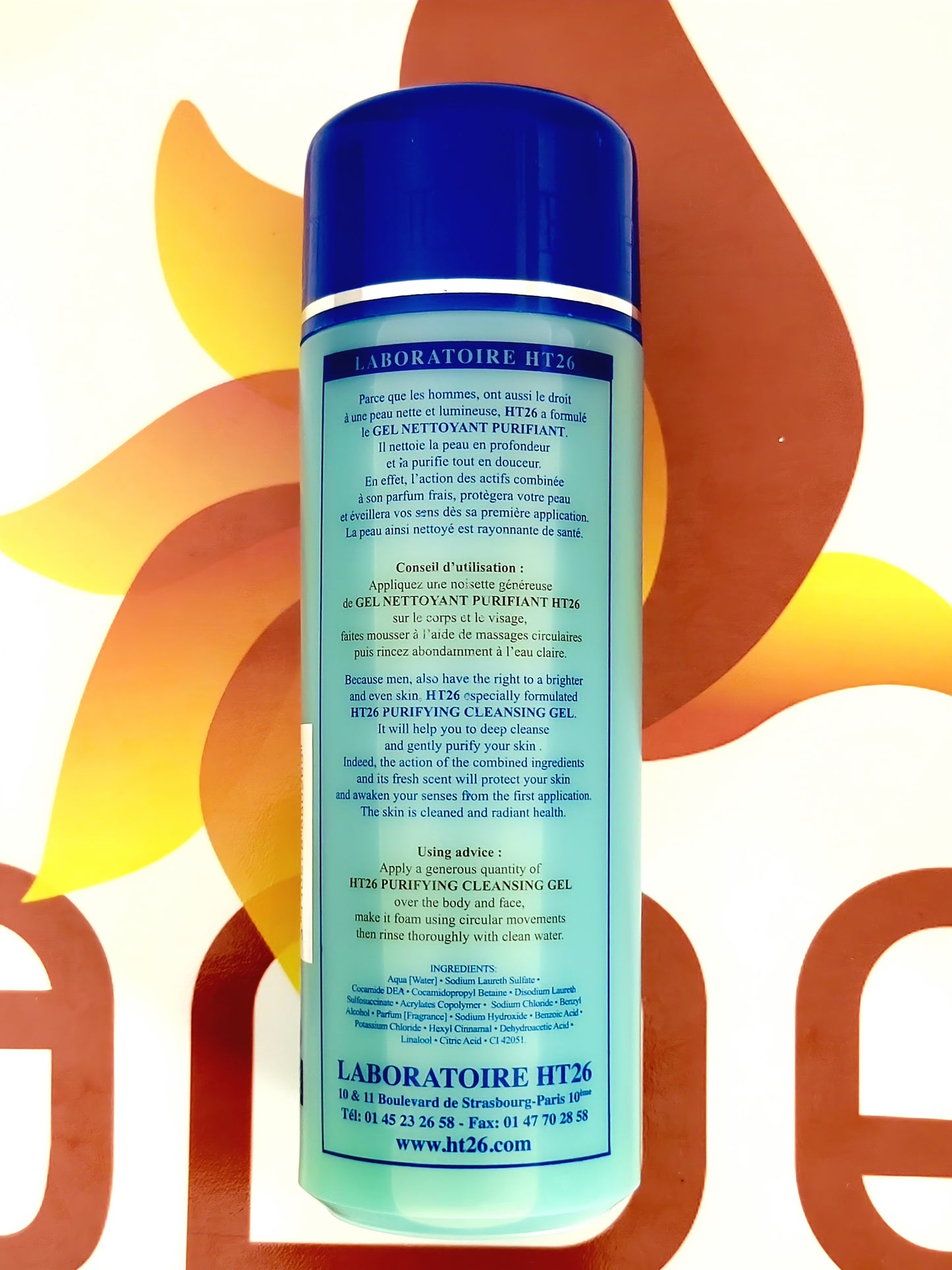 HT26 Paris For Men Purifying Cleansing Gel 500ml