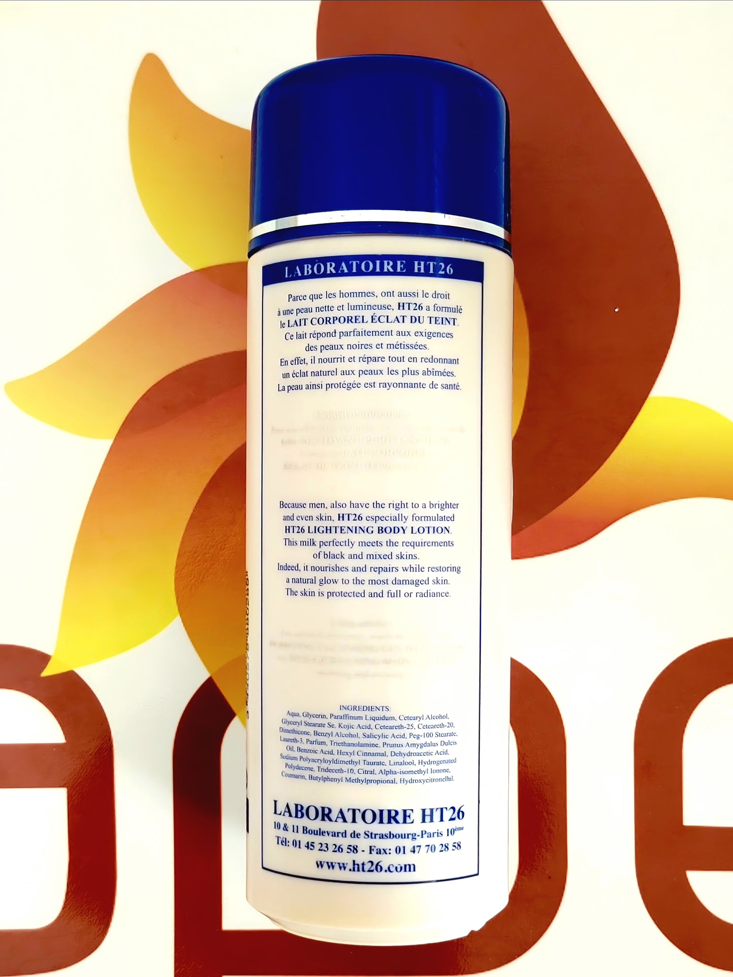 HT26 Paris For Men Lightening Body Lotion Lighter & Even Tone 500ml