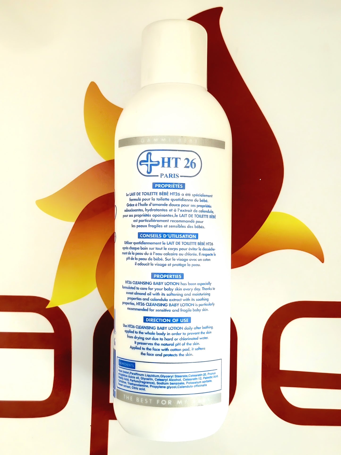 HT26 Paris Cleansing Baby Lotion Body & Face 1000ml