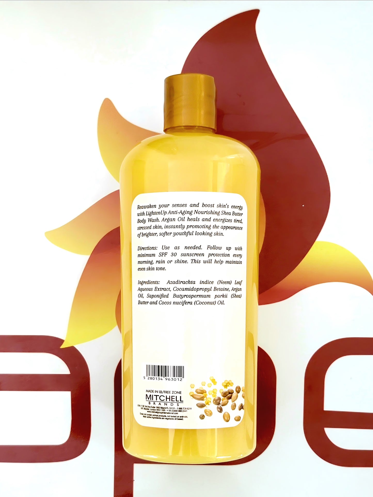 Lighten Up Anti-Aging Shea Butter Body Wash 1000ml