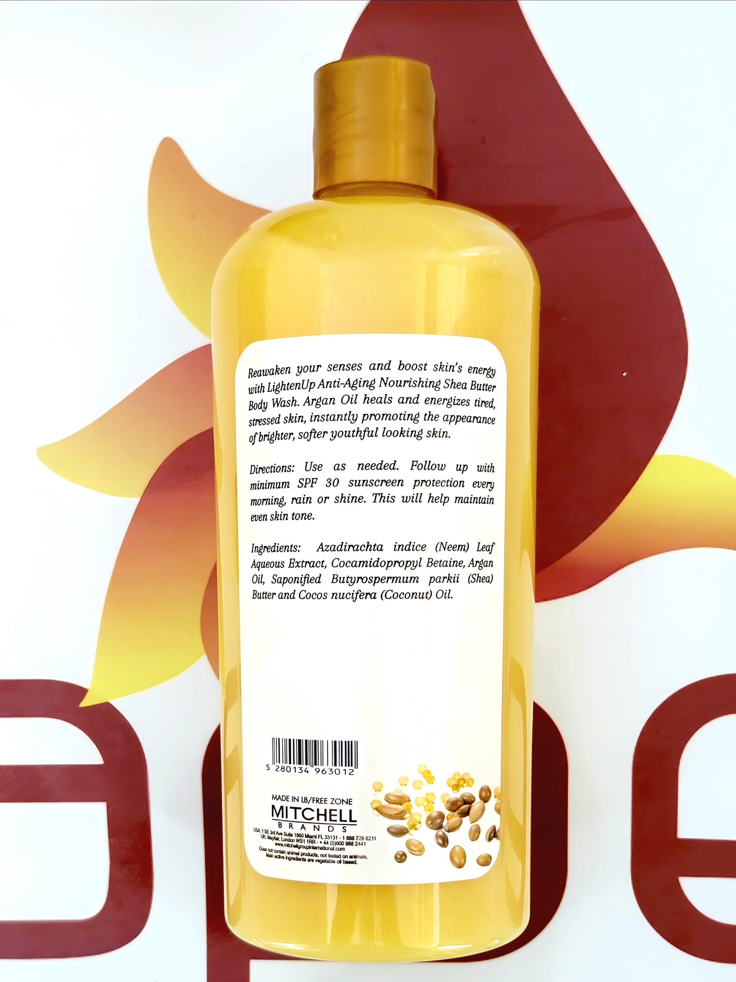 Lighten Up Anti-Aging Shea Butter Body Wash 1000ml