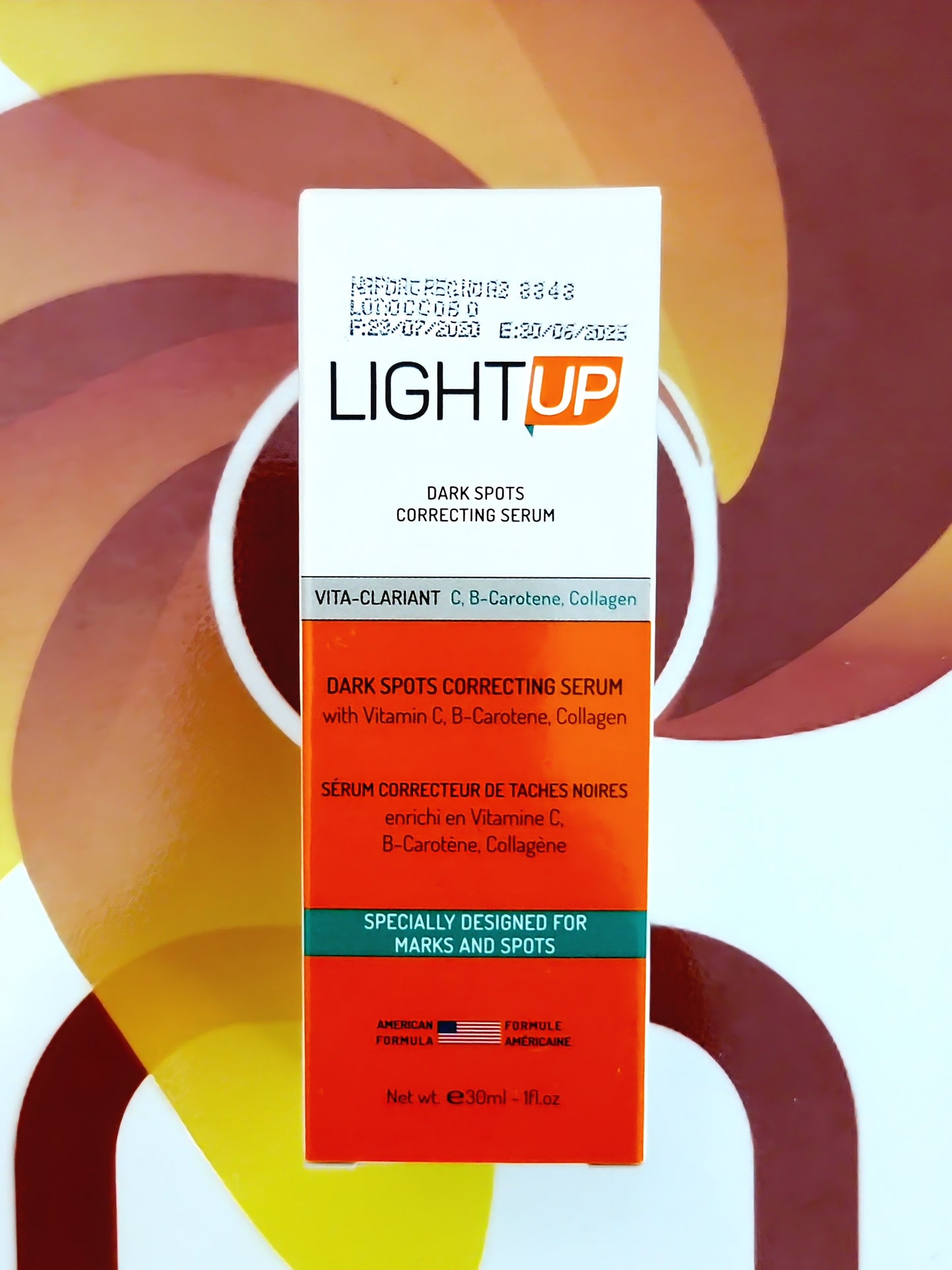 Light Up Dark Spots Correcting Serum with B-Carotene, Collagen 30ml