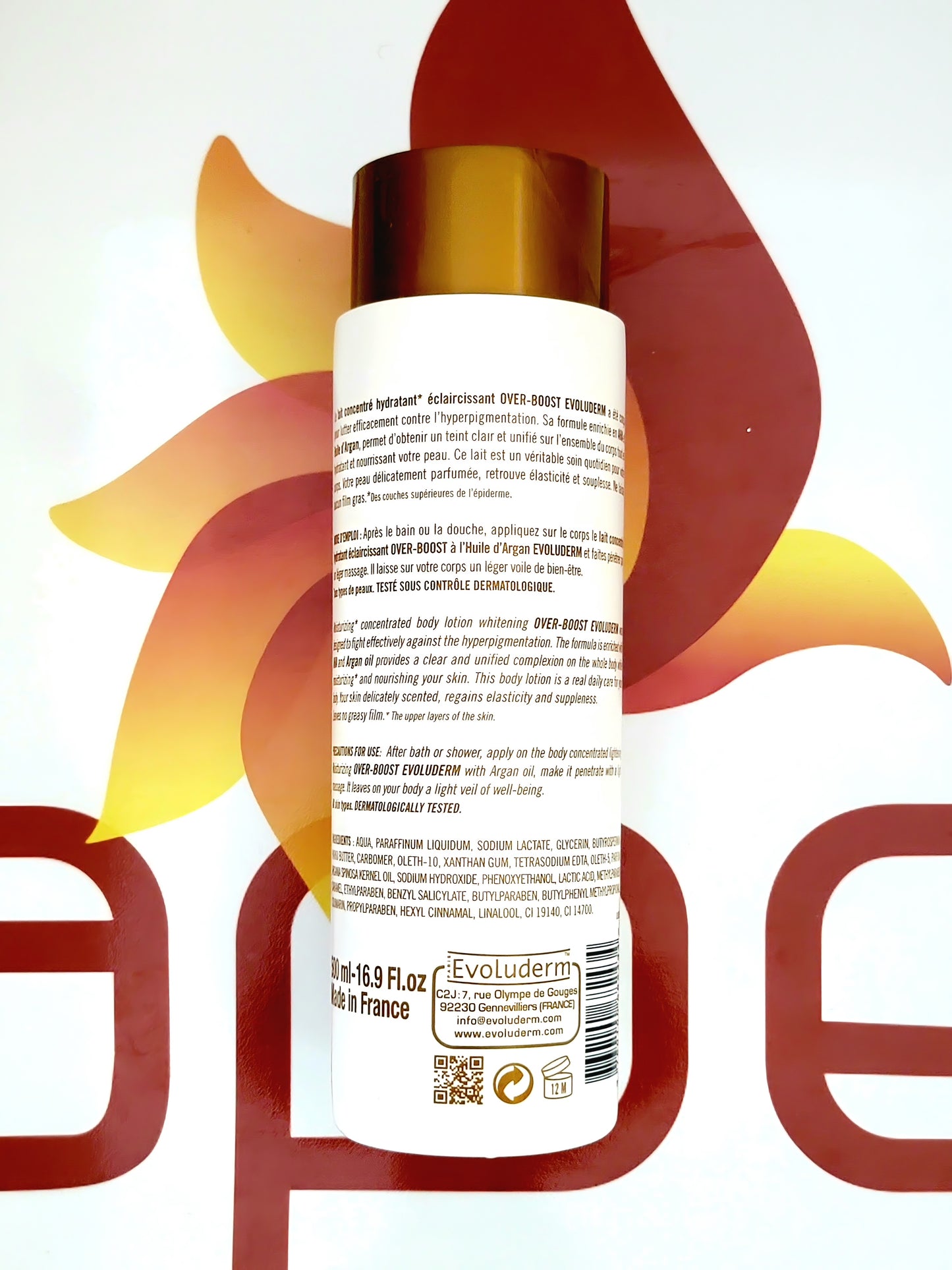Evoluderm Over Boost Moisturizing Concentrated Body Lotion Whitening 500ml