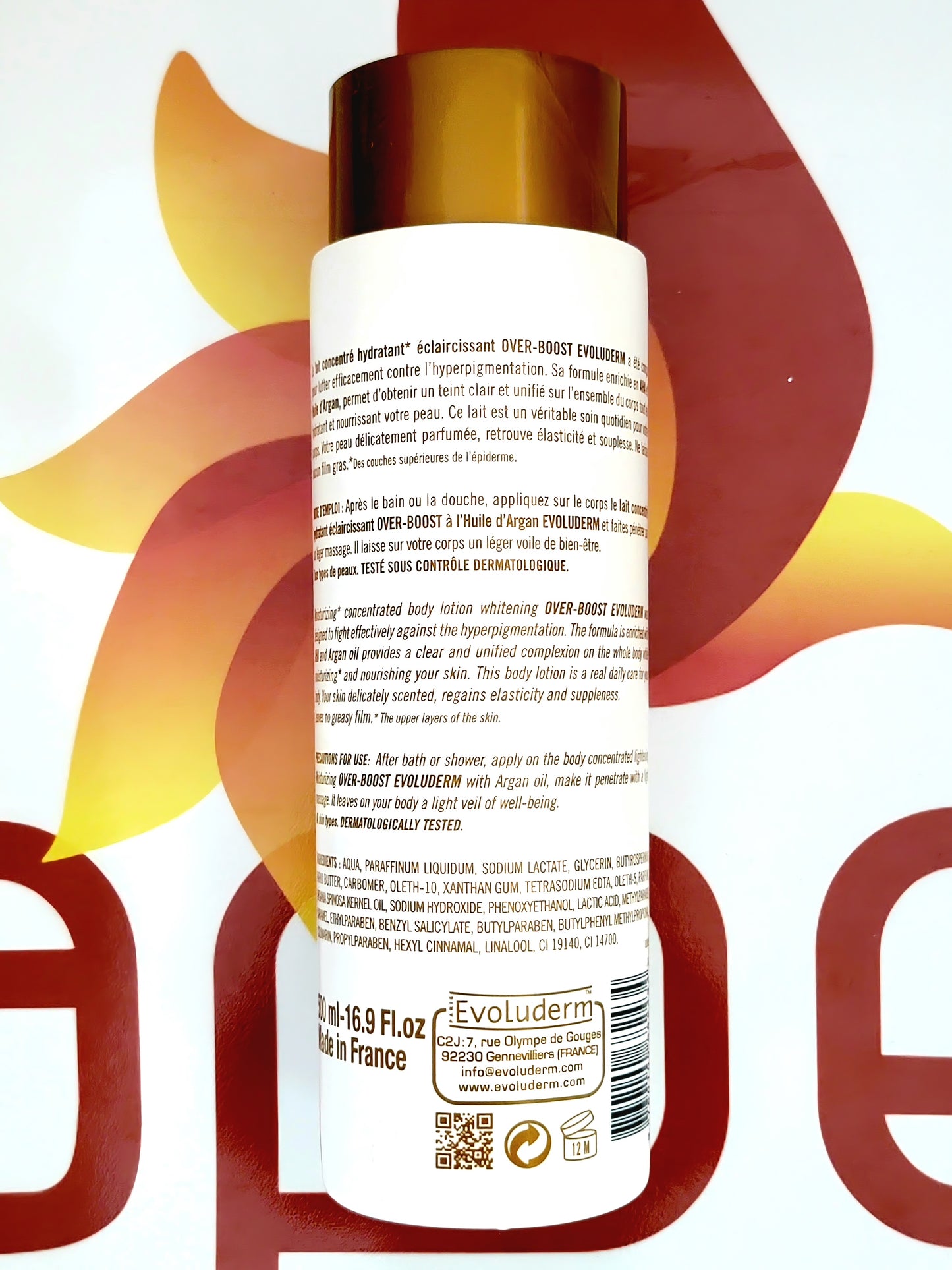 Evoluderm Over Boost Moisturizing Concentrated Body Lotion Whitening 500ml