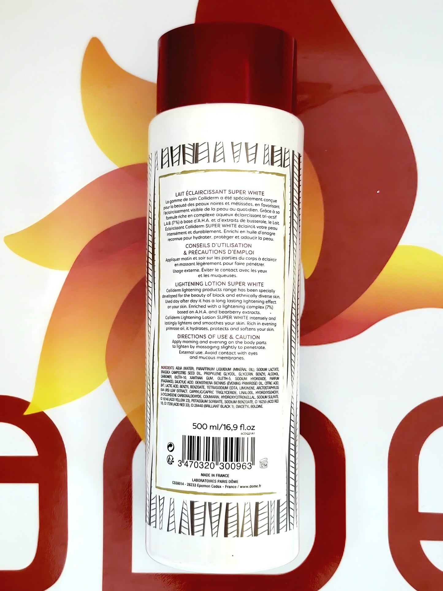 Calliderm Super White Lightening Beauty Lotion 500ml