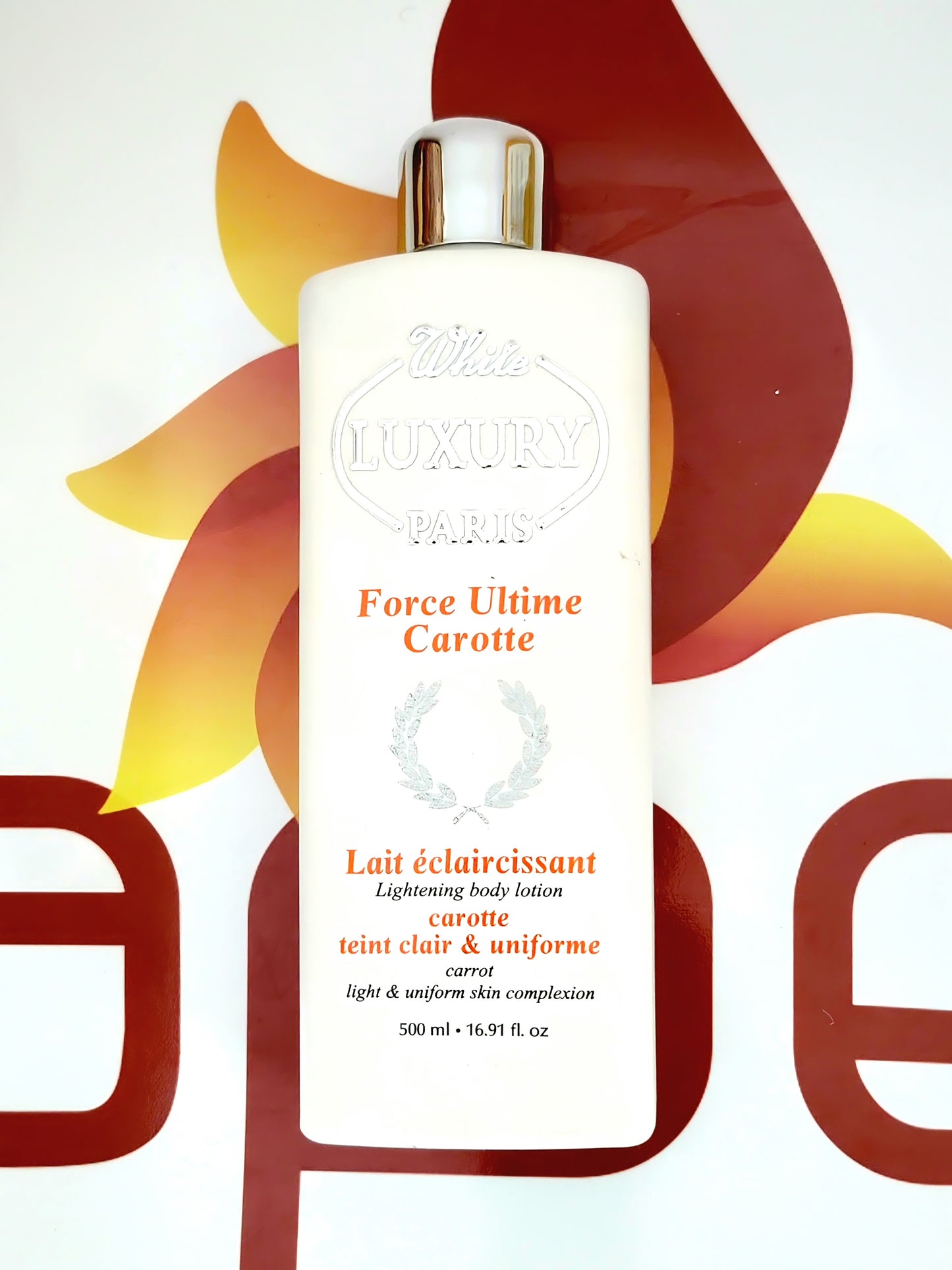 White Luxury Paris Force Ultime Carotte Lightening Body Lotion 500ml