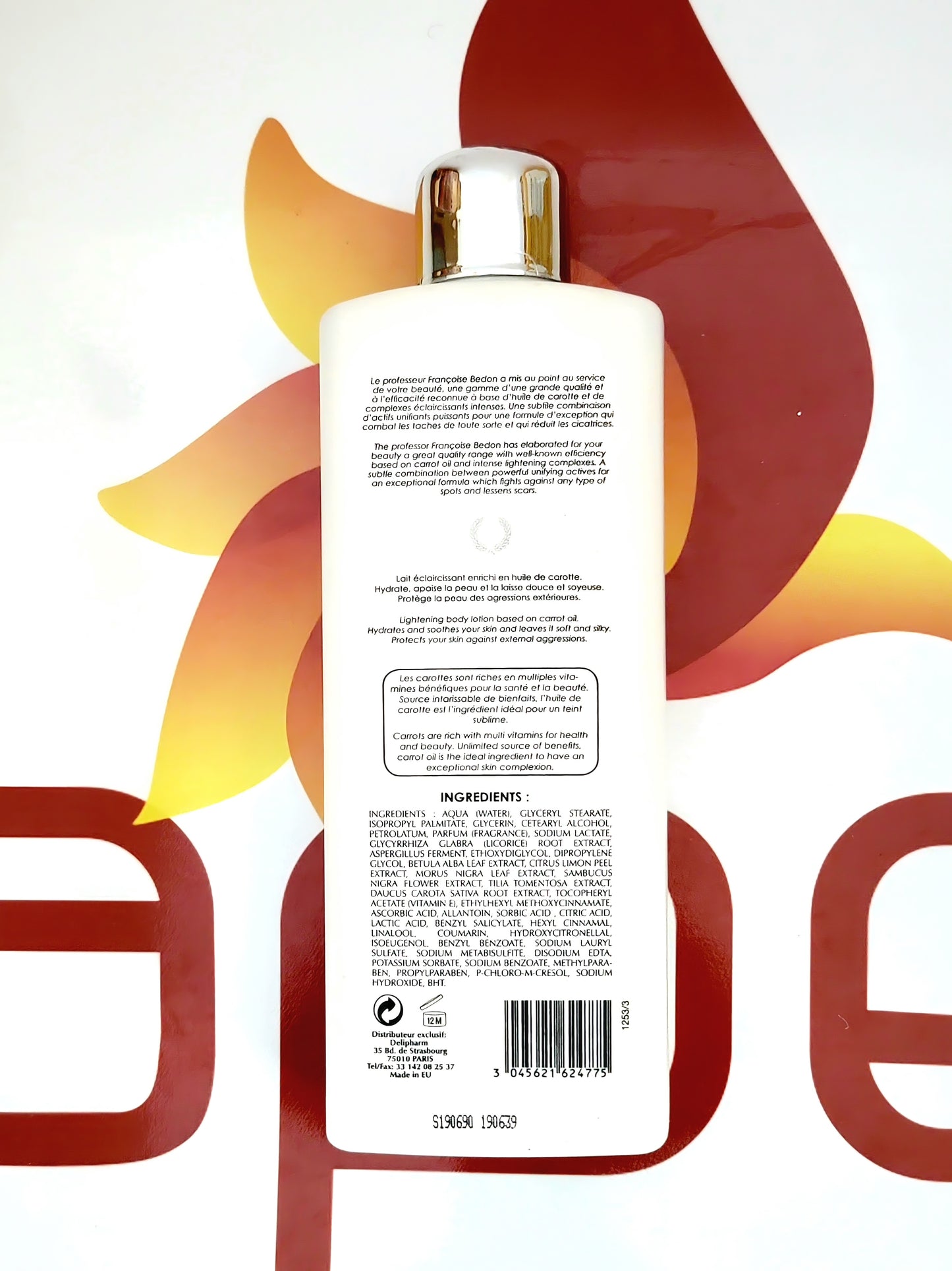 White Luxury Paris Force Ultime Carotte Lightening Body Lotion 500ml