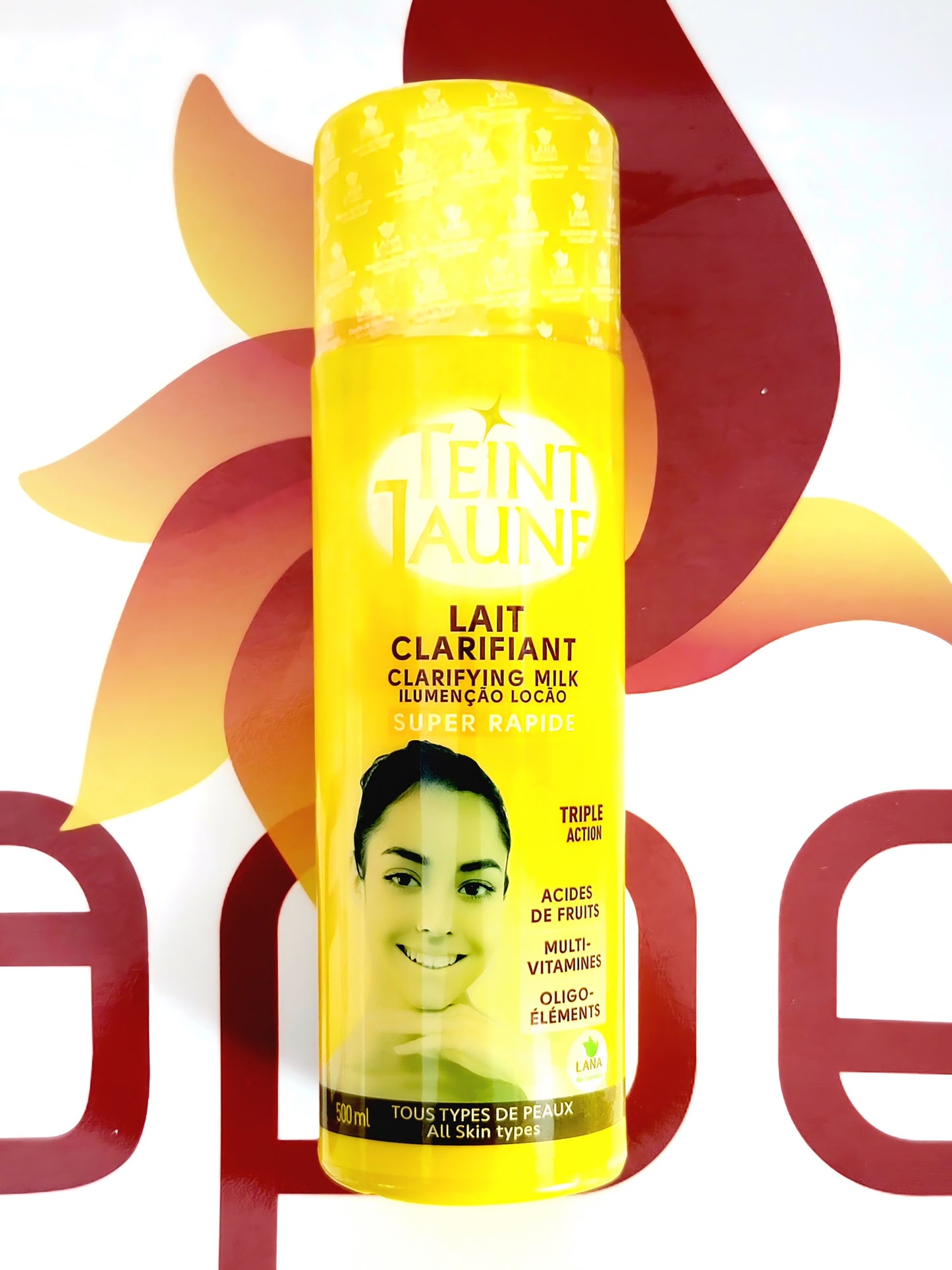 Teint Jaune Clarifying Milk Super Rapide Triple Action 500ml