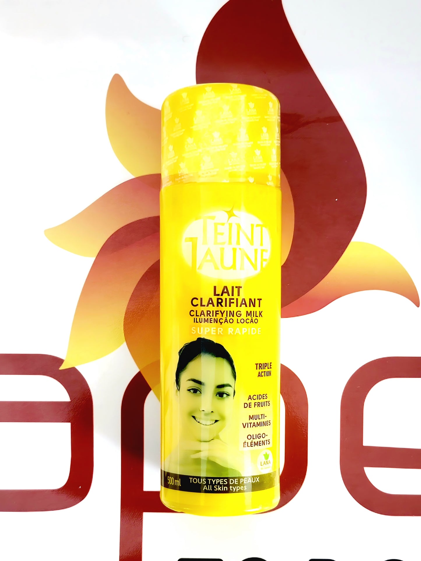 Teint Jaune Clarifying Milk Super Rapide Triple Action 500ml