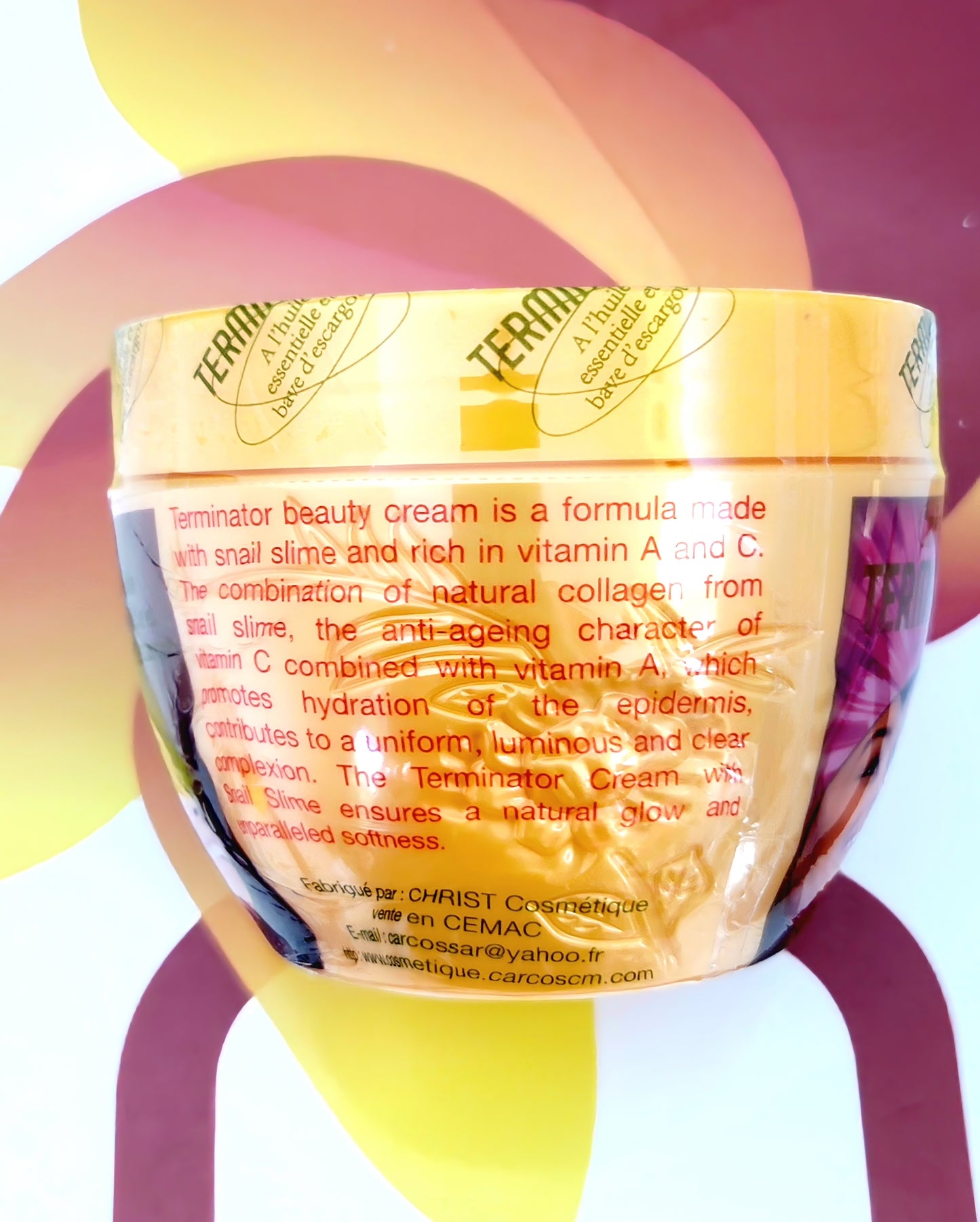Creme Terminator a Huile Essentielle et Bave d'Escargot 300ml