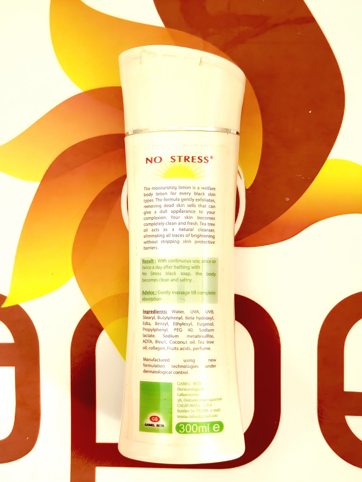 No Stress Slow Action Moisturizing Body Lotion 300ml