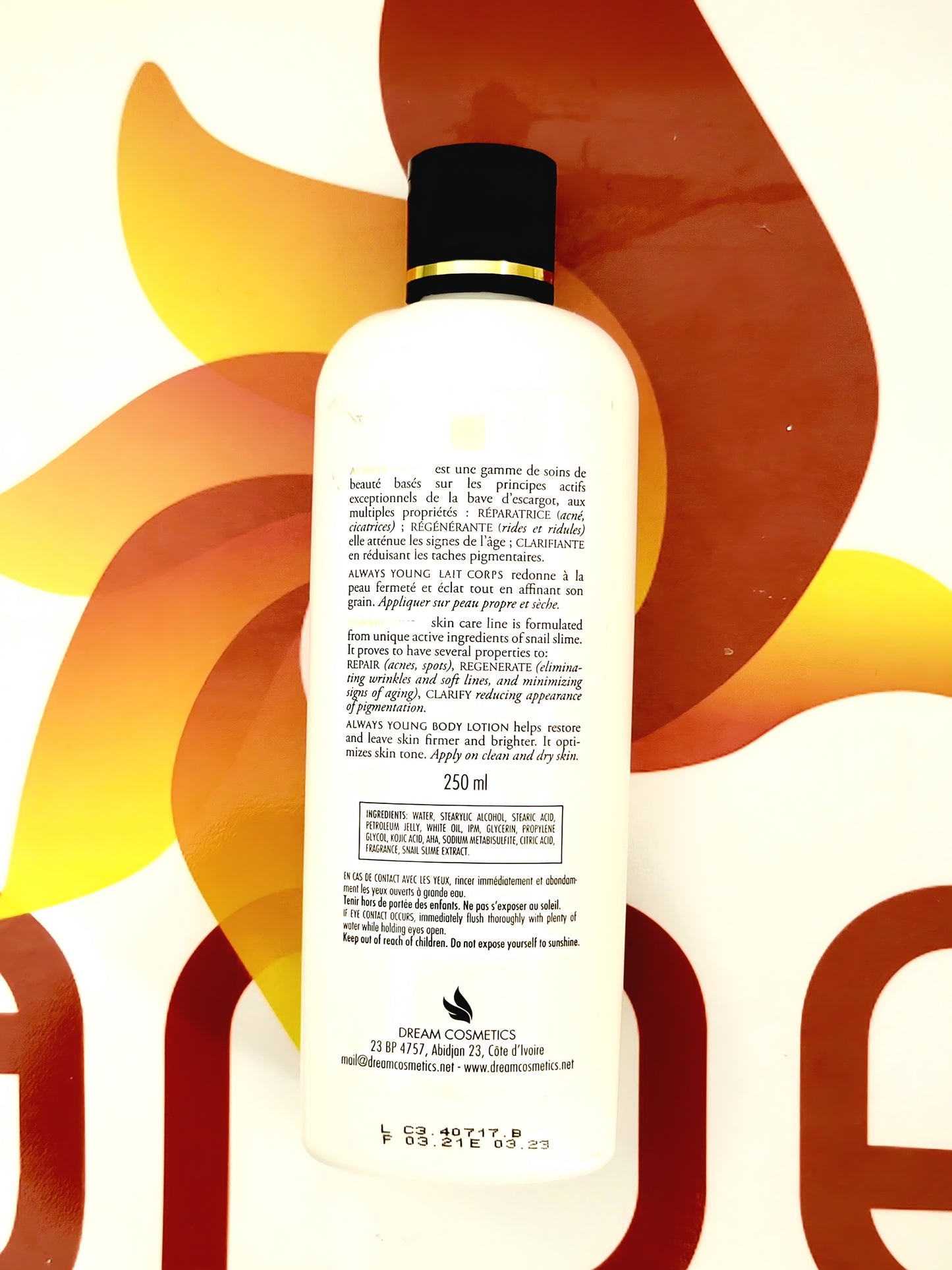Forever Young Body Lotion Anti-Aging Lightening with Snail Slime 250ml